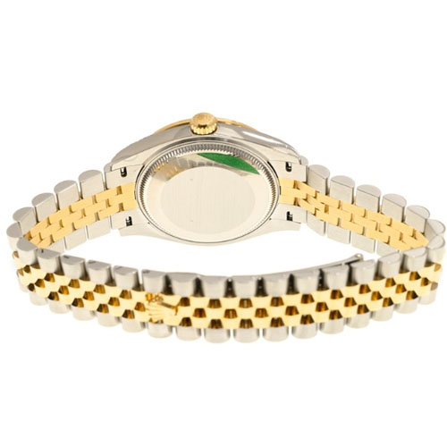 MiroTime  Rolex Watch DATEJUST 278383RBR-0016 OLIVE GREEN SET WITH DIAMONDS