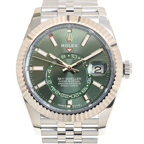 MiroTime Rolex Watch Sky-Dweller 336934-0002 mint green