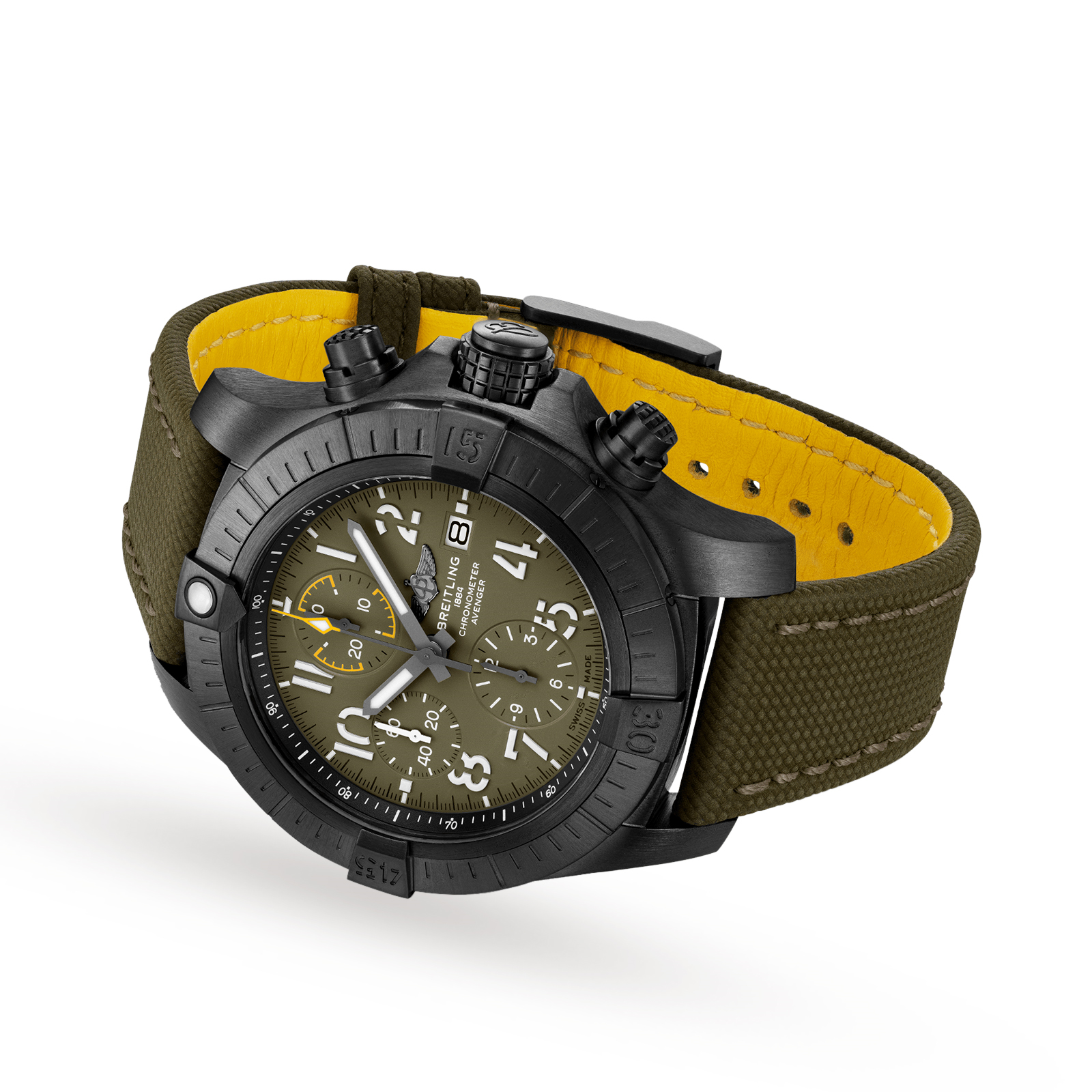 MiroTime Swiss Breitling Avenger Chronograph 45 Night Mission V13317101L1X2