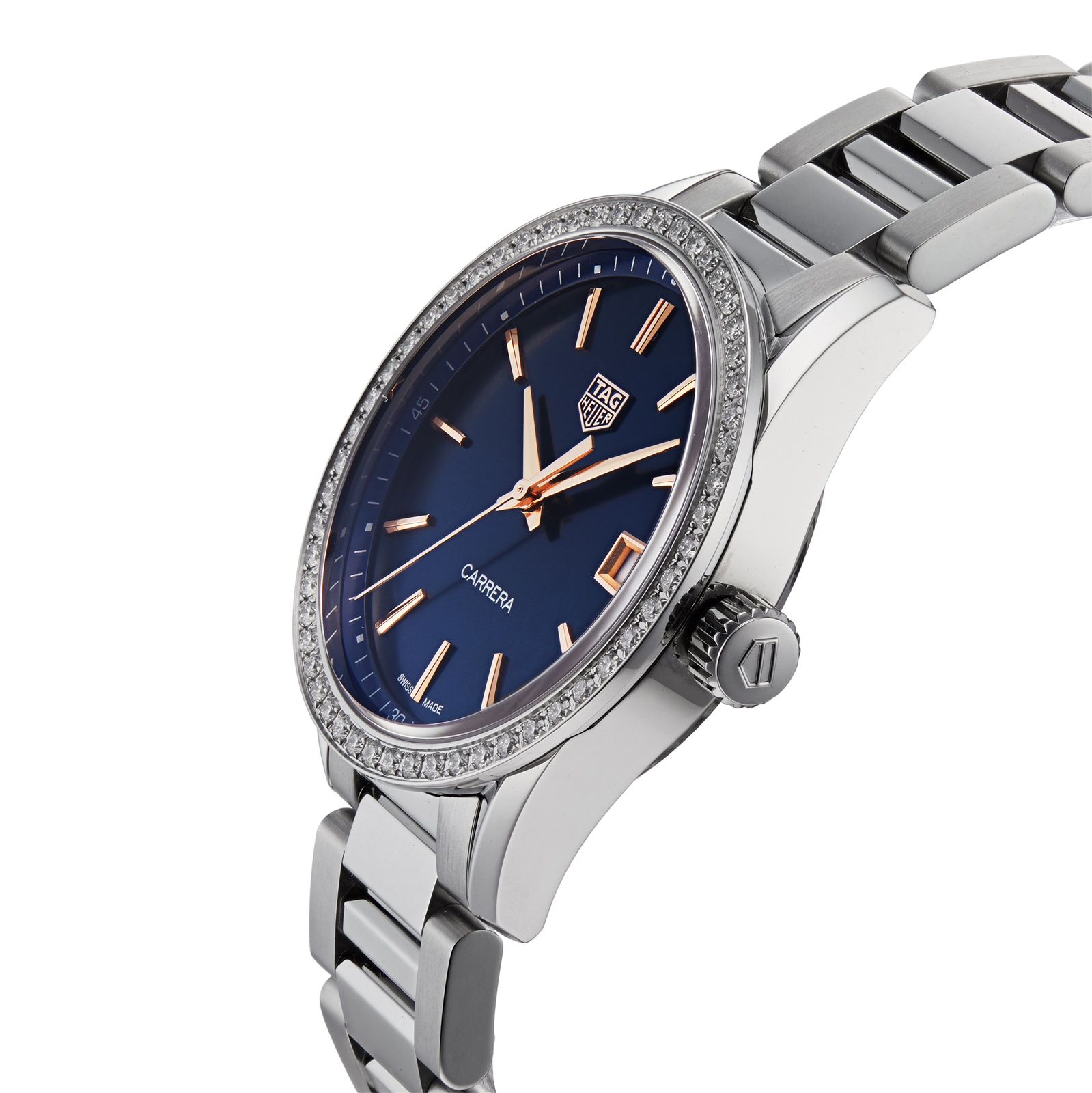 MiroTime Swiss TAG Heuer Carrera 36mm Ladies Watch WBK1317.BA0652