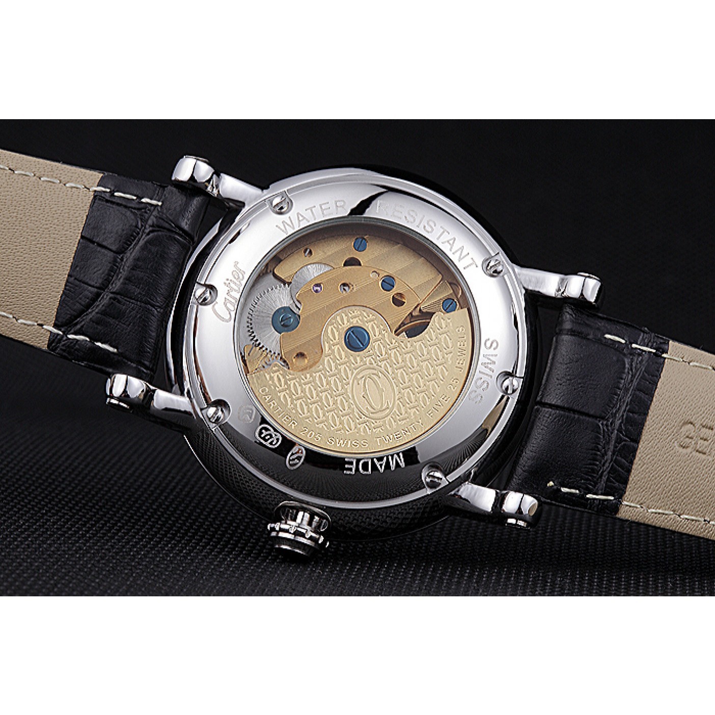 MiroTime Cartier Rotonde Flying Tourbillon White Dial 621956