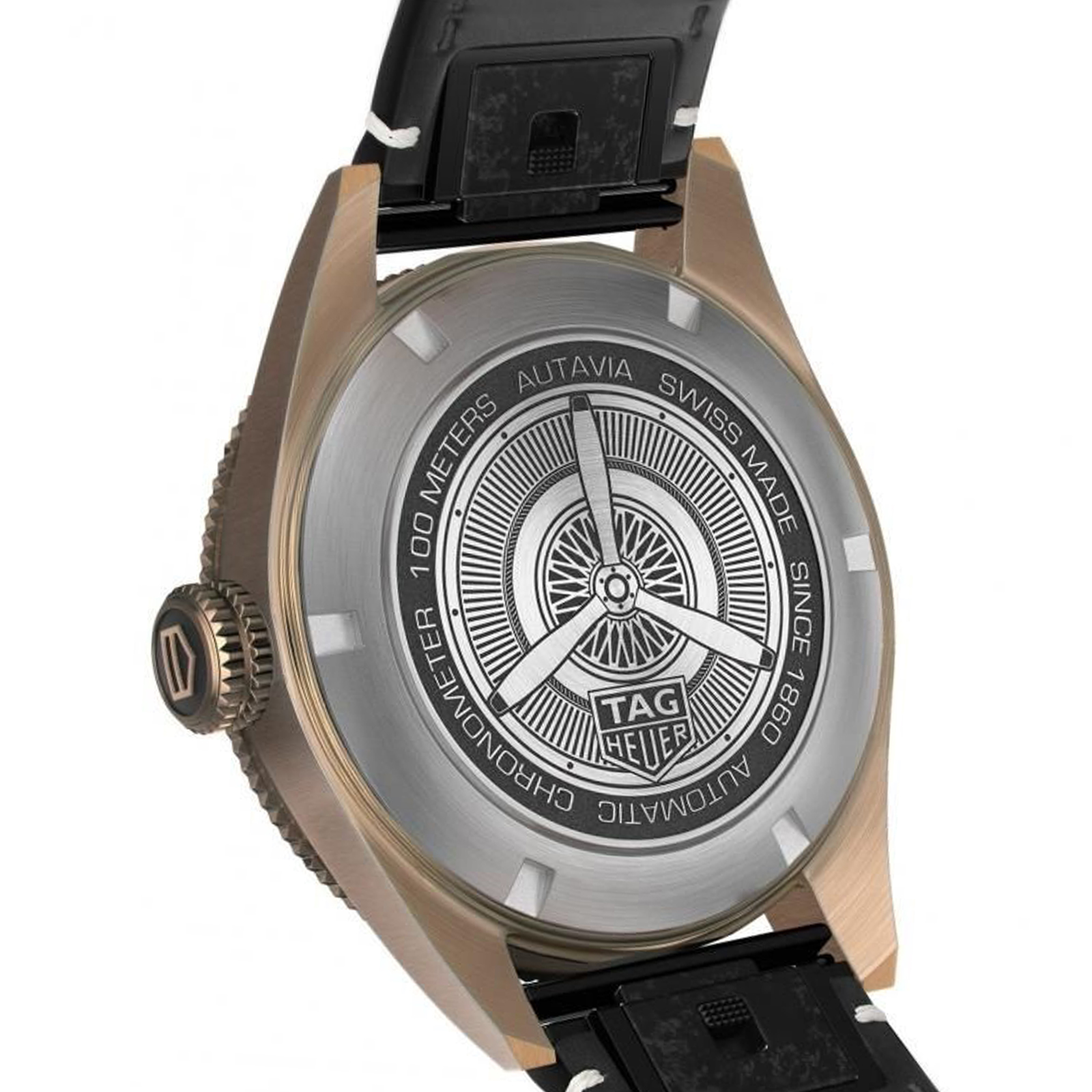 MiroTime Swiss TAG Heuer Autavia Calibre 5 COSC 42mm Mens Watch WBE5191.FC8276