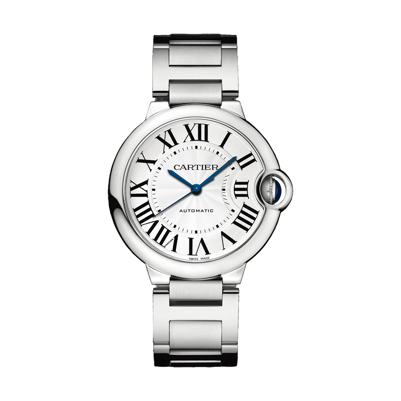 MiroTime Swiss Ballon Bleu de Cartier watch, 36 mm, steel