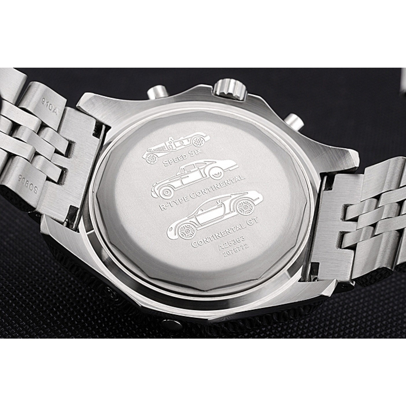 MiroTime Breitling Bentley Mulliner Tourbillon Blue Dial Stainless Steel Case And Bracelet 622735