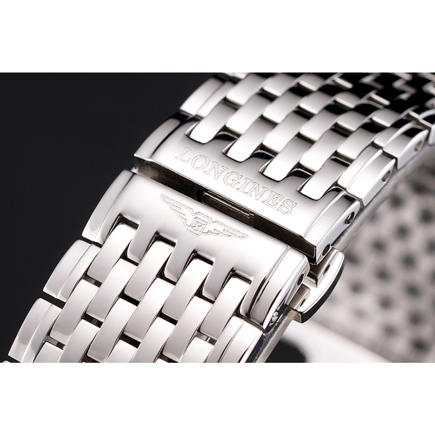 MiroTime Swiss Longines Grande Classique Black Dial Stainless Steel Case And Bracelet