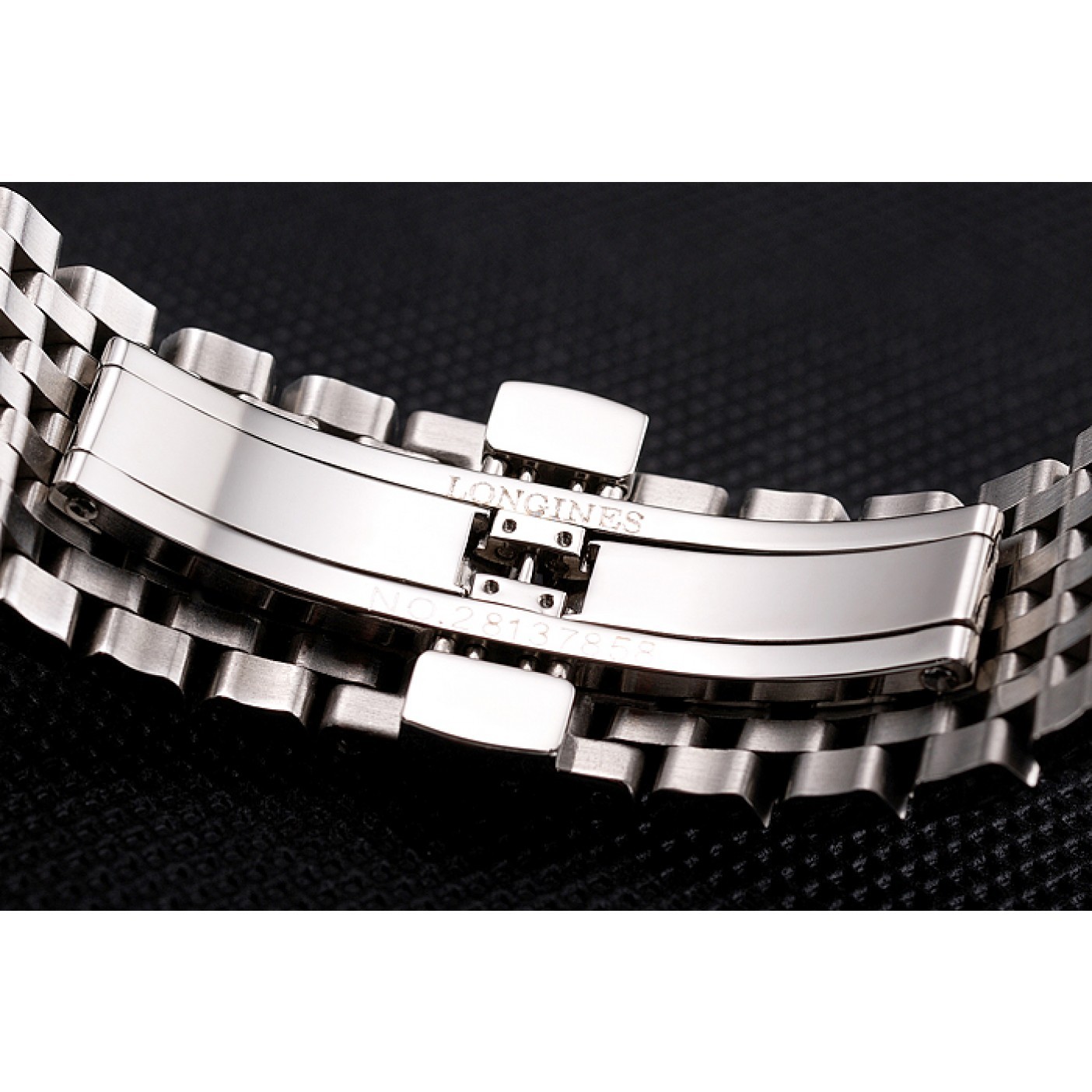 MiroTime Swiss Longines Grande Classique Black Dial Stainless Steel Case And Bracelet