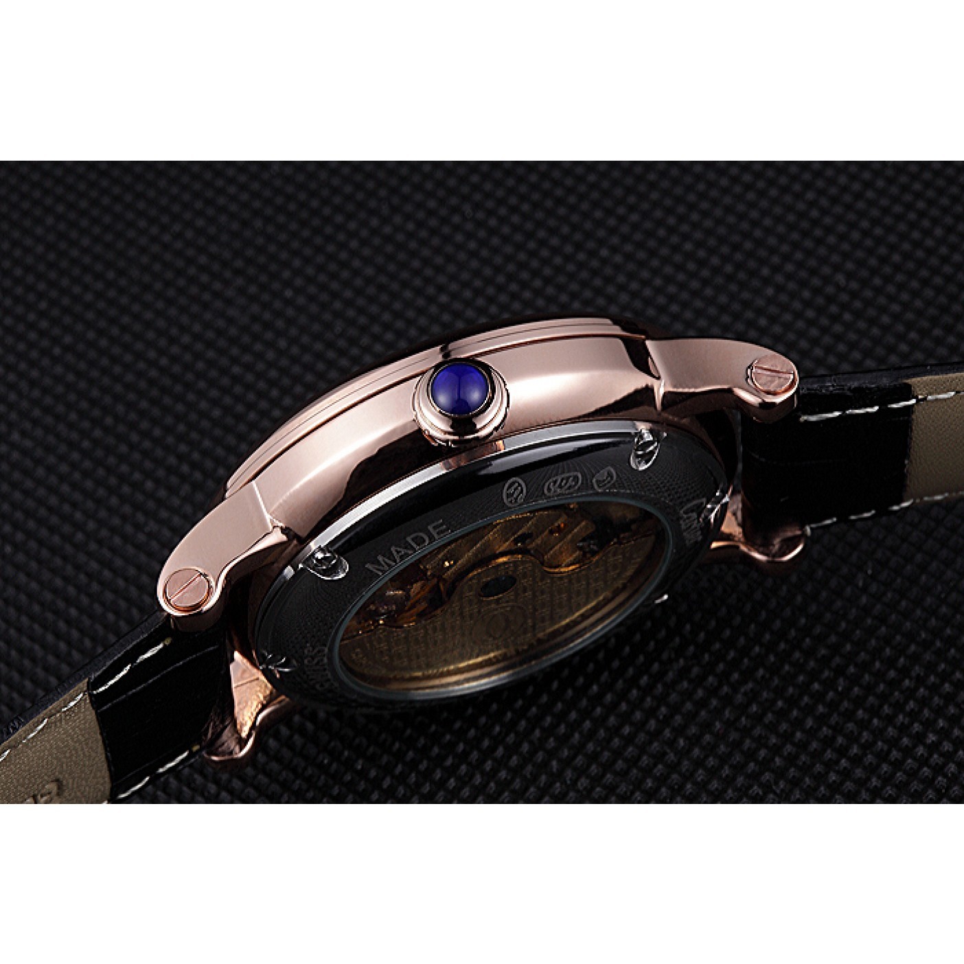 MiroTime Cartier Rotonde Flying Tourbillon Black Dial 621957