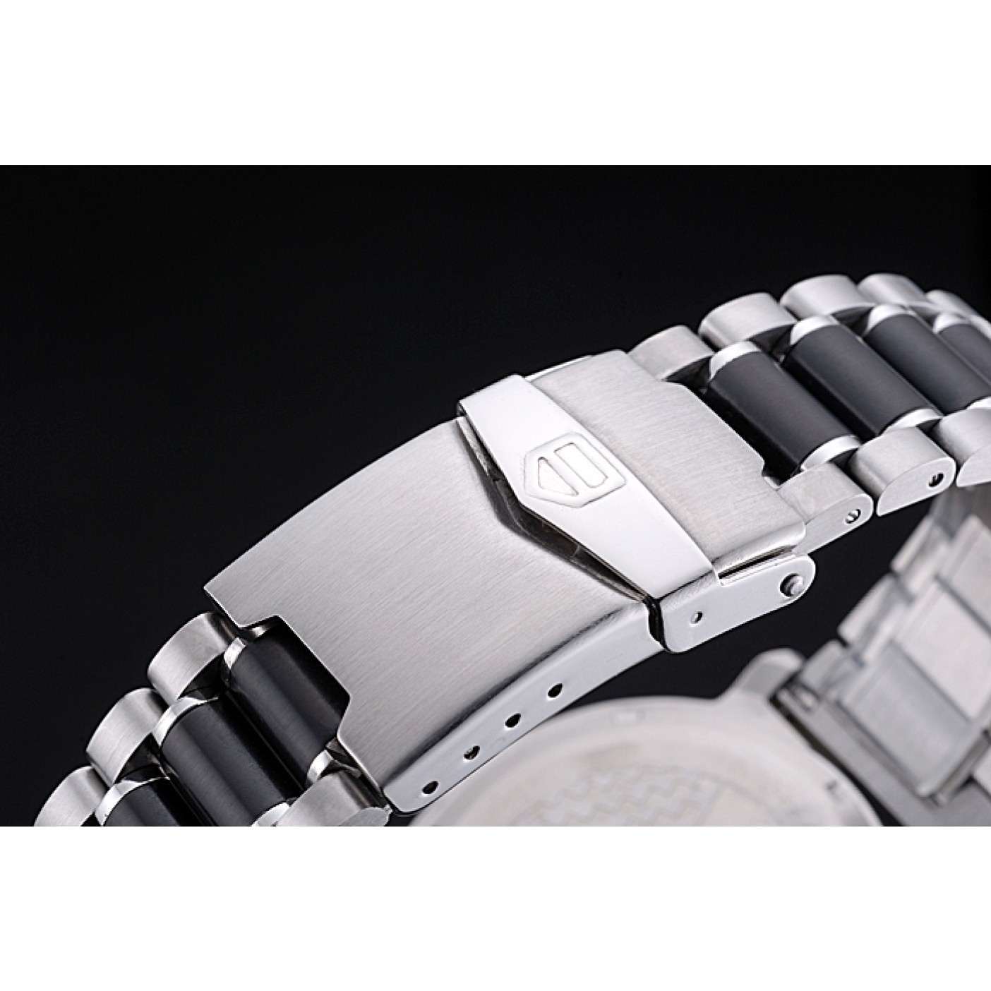 MiroTime Tag Heuer Formula 1 Chronograph Black Dial Black Bezel Two Tone Stainless Steel Band 622412