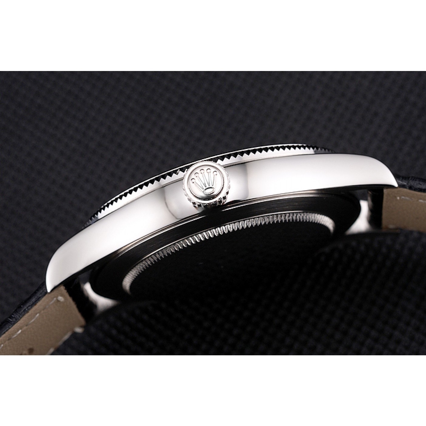 MiroTime Swiss Rolex Datejust Black Dial Stainless Steel Case And Bracelet