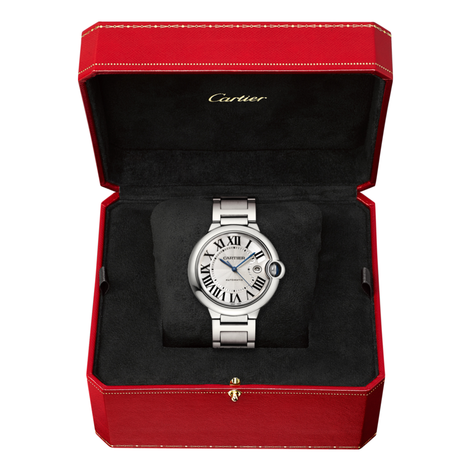MiroTime Swiss Ballon Bleu de Cartier watch, 42 mm, steel