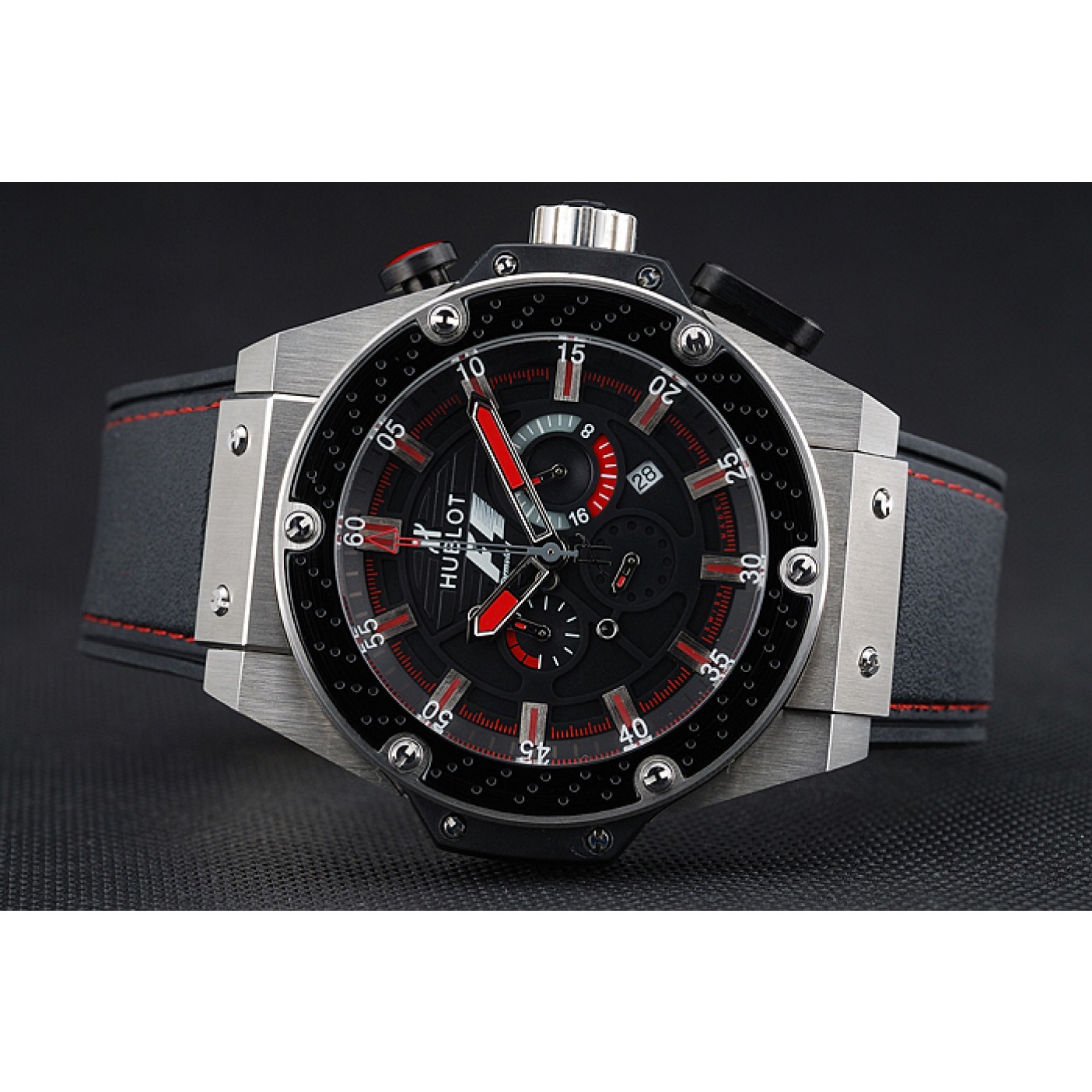 MiroTime Hublot Big Bang King Power Formula 1 Stainless Steel Case Black Dial 622248