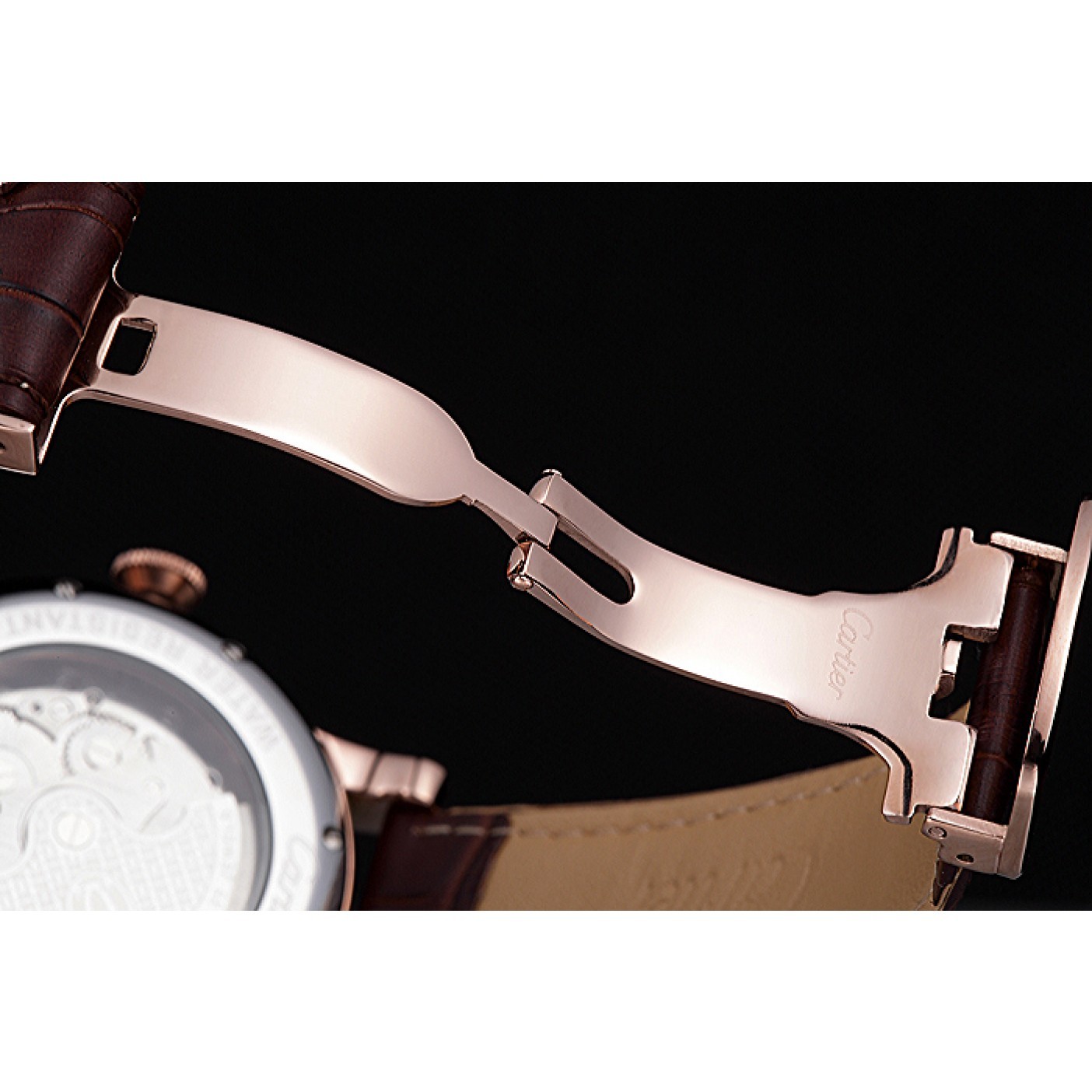 MiroTime Cartier Rotonde Flying Tourbillon White Dial 621943