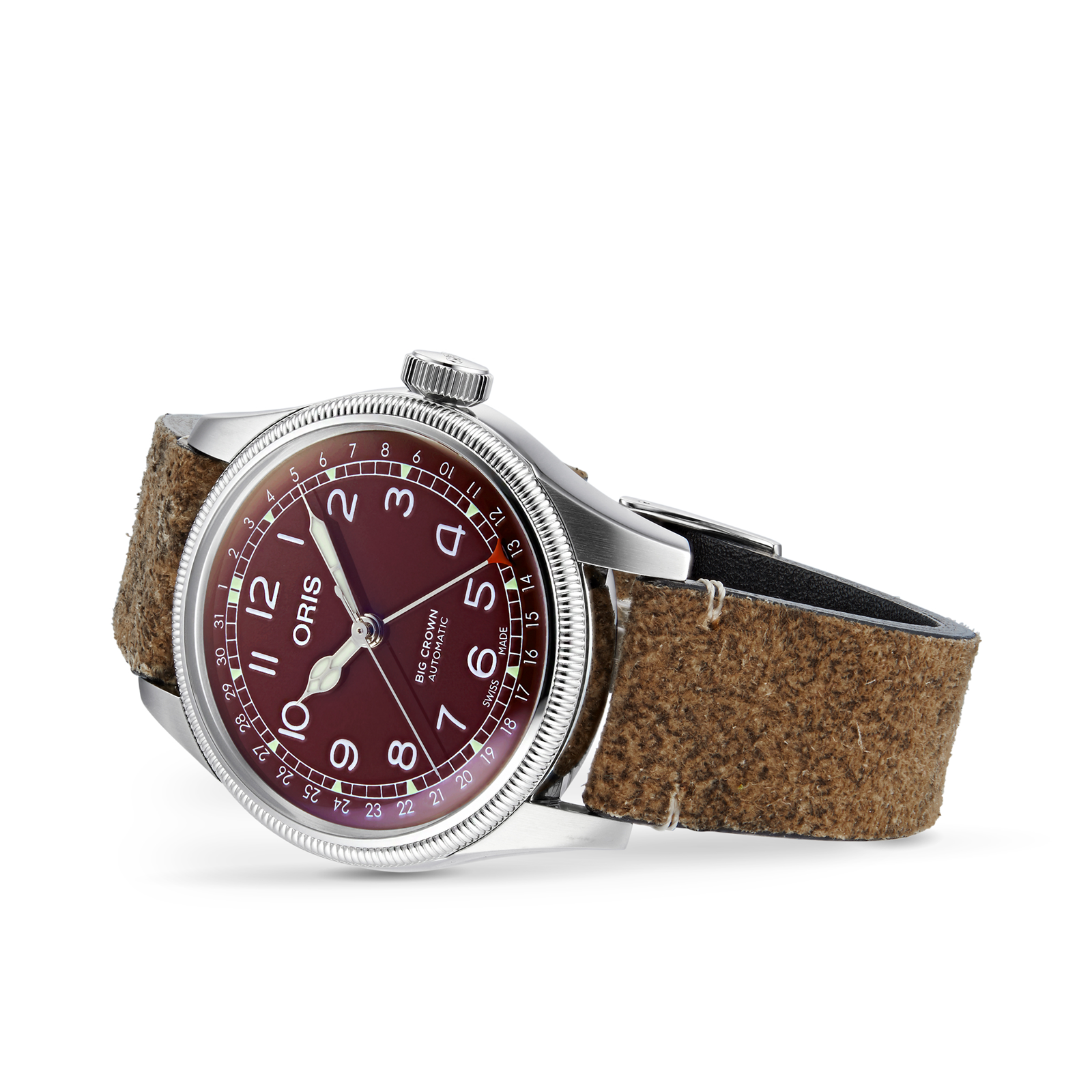 MiroTime Swiss Oris Big Crown 40mm Mens Watch 01 754 7741 4068-07 5 20 50