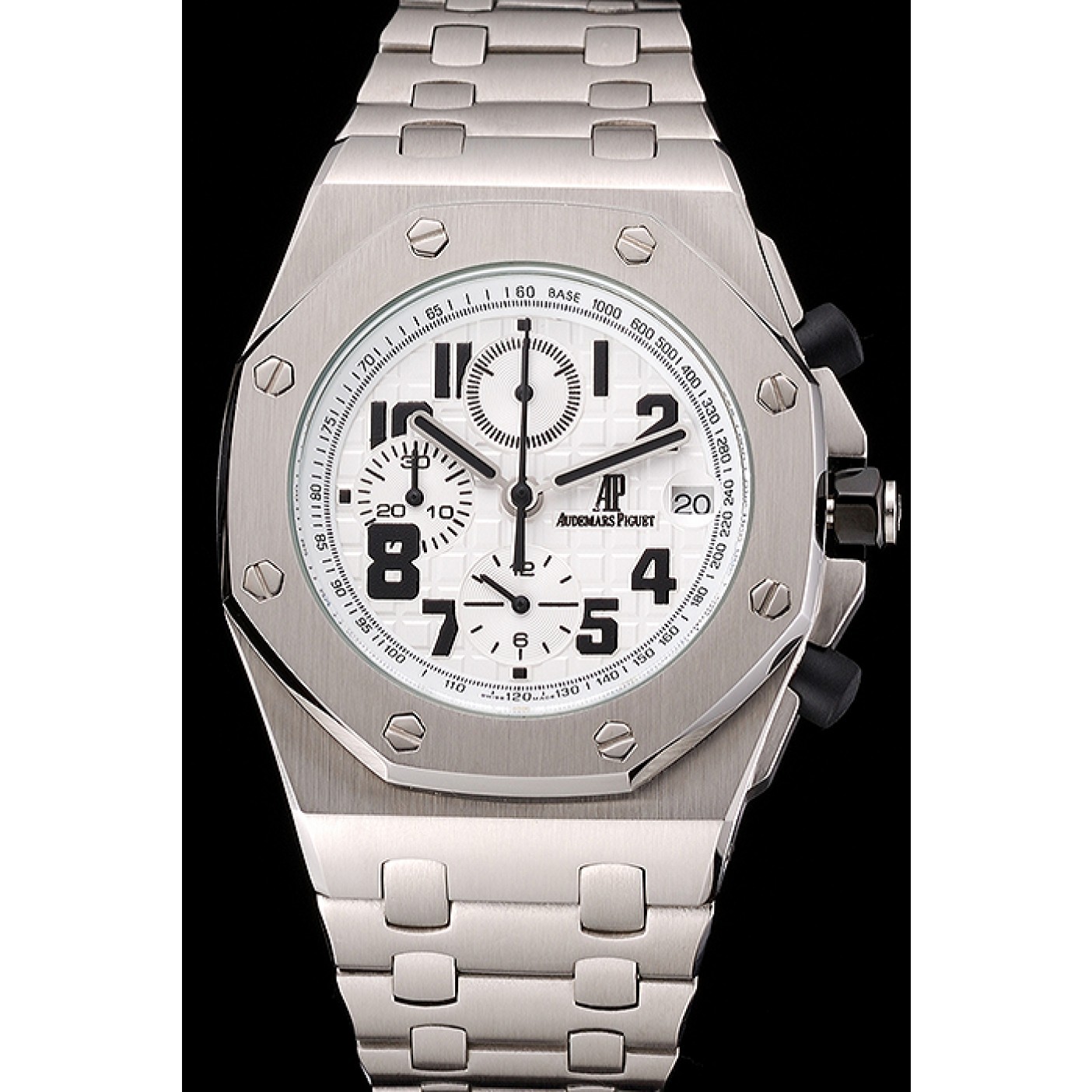 MiroTime Audemars Piguet Royal Oak Offshore White Dial Stainless Steel Case And Bracelet