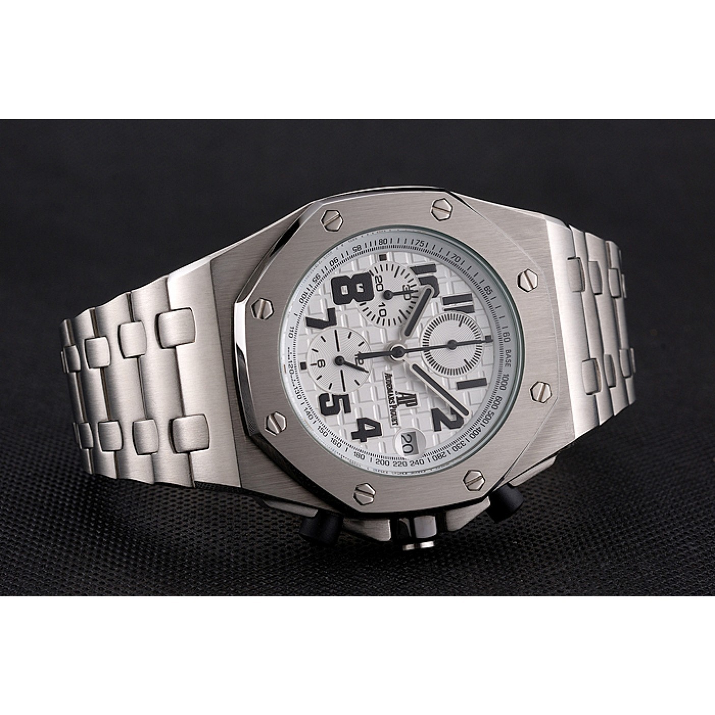 MiroTime Audemars Piguet Royal Oak Offshore White Dial Stainless Steel Case And Bracelet