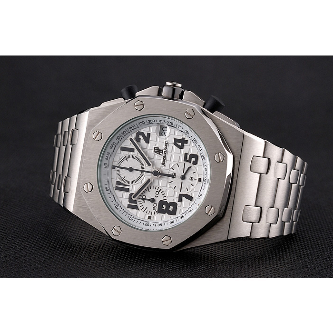 MiroTime Audemars Piguet Royal Oak Offshore White Dial Stainless Steel Case And Bracelet