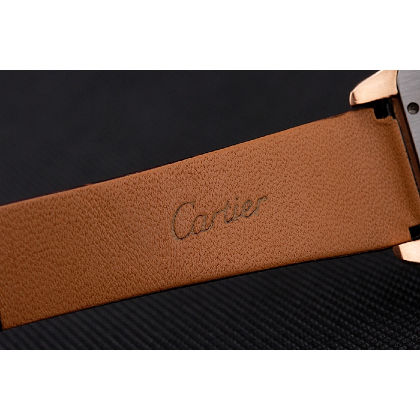 MiroTime Cartier Santos 100 Diamond Rose Gold Bezel 621932
