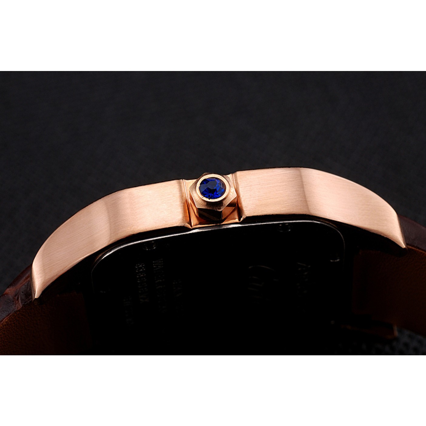 MiroTime Cartier Santos 100 Diamond Rose Gold Bezel 621932