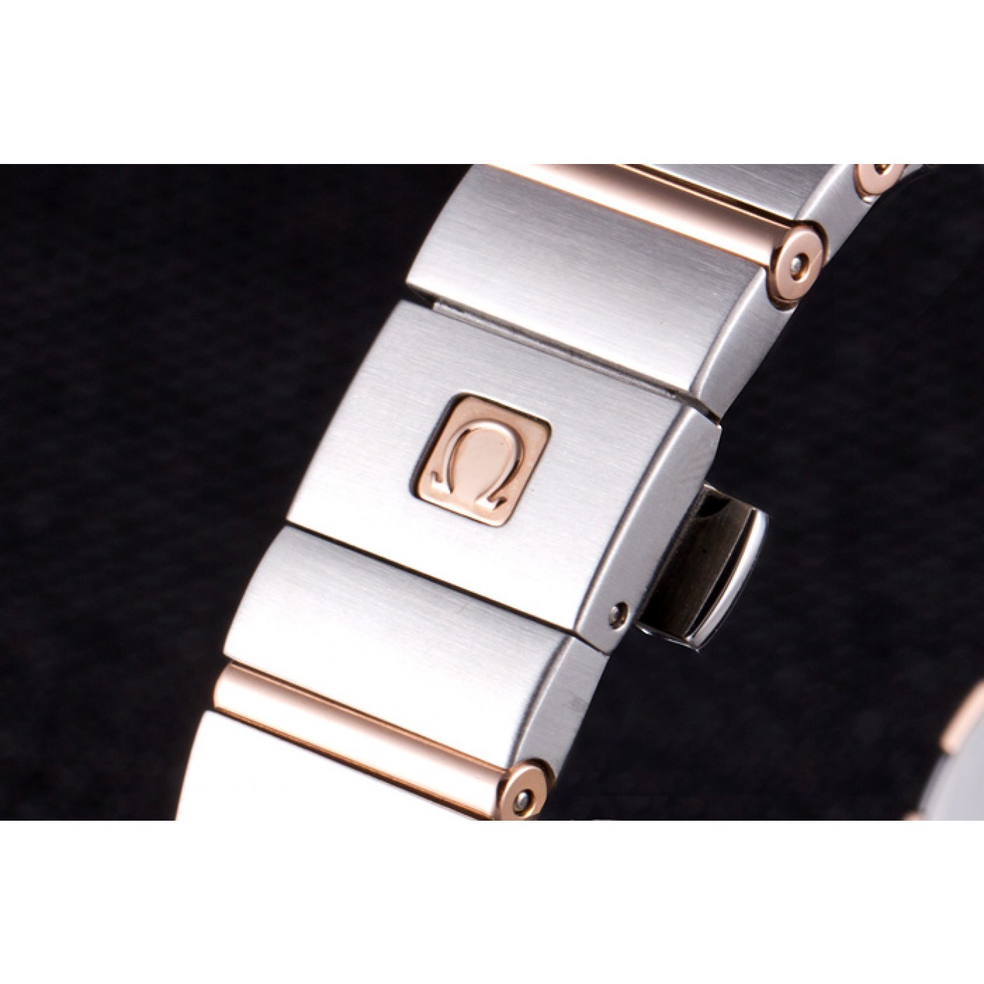 MiroTime Omega Constellation Rose Gold Diamond Bezel Two Tone Band 621487