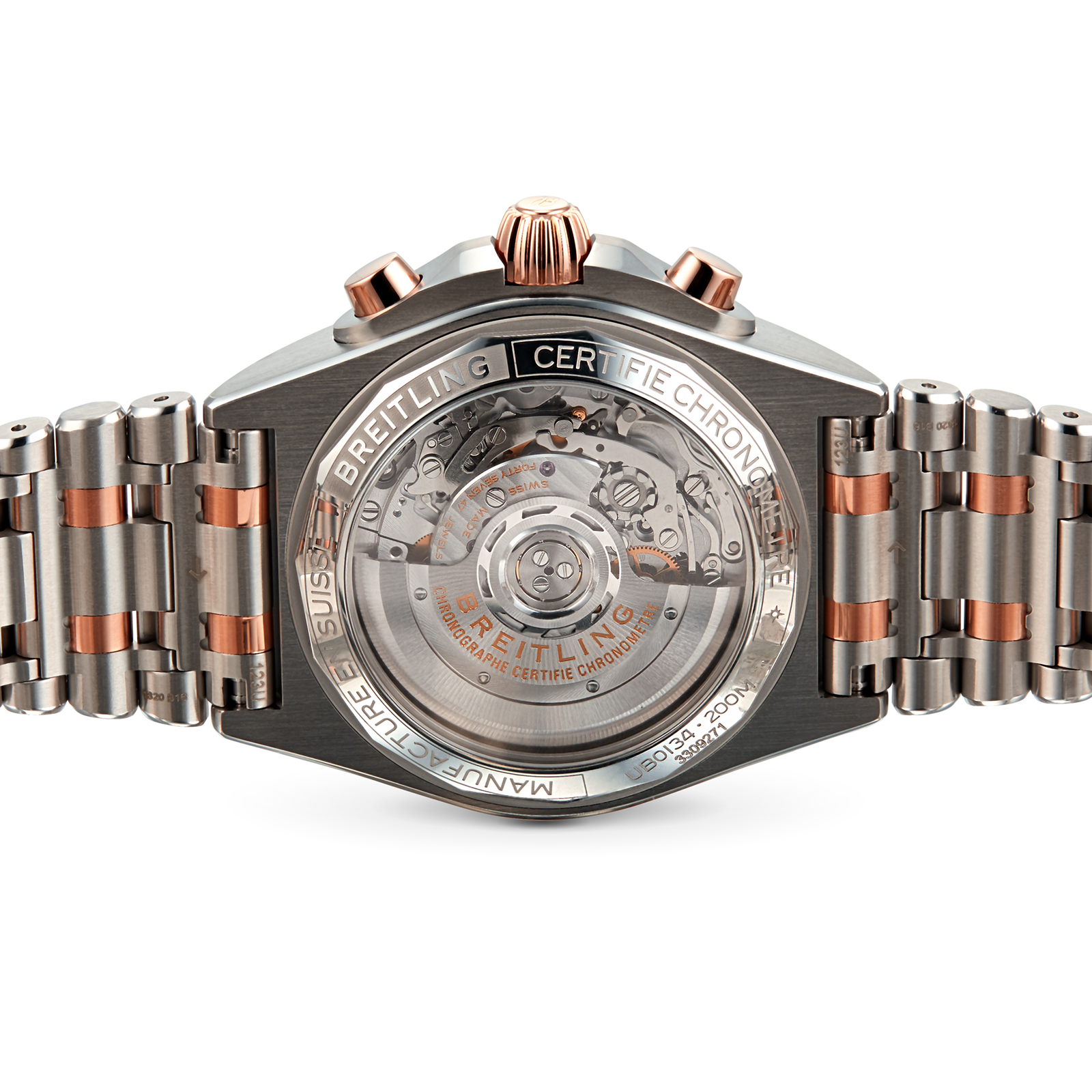 MiroTime Swiss Breitling Chronomat 42mm Mens Watch UB0134101C1U1