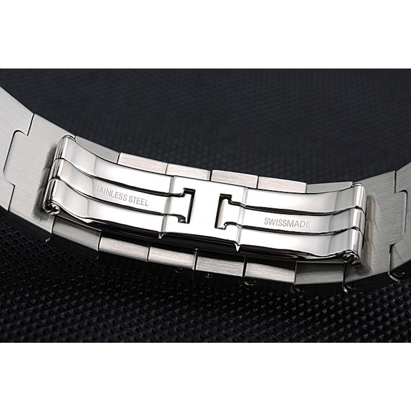 MiroTime Swiss Cartier Santos White Dial Stainless Steel Case And Bracelet 622882