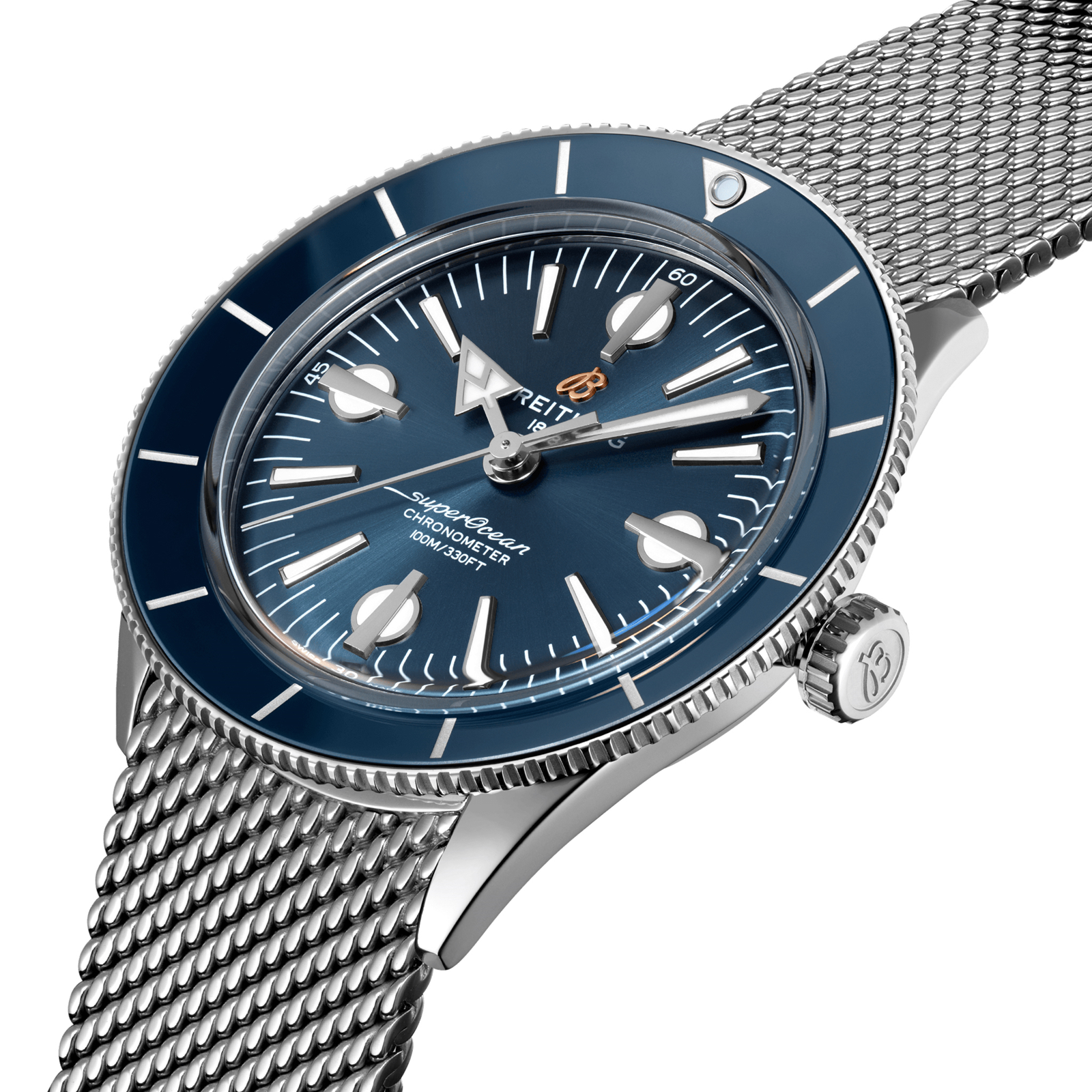MiroTime Swiss Breitling Superocean Heritage 42mm Mens Watch A10370161C1A1