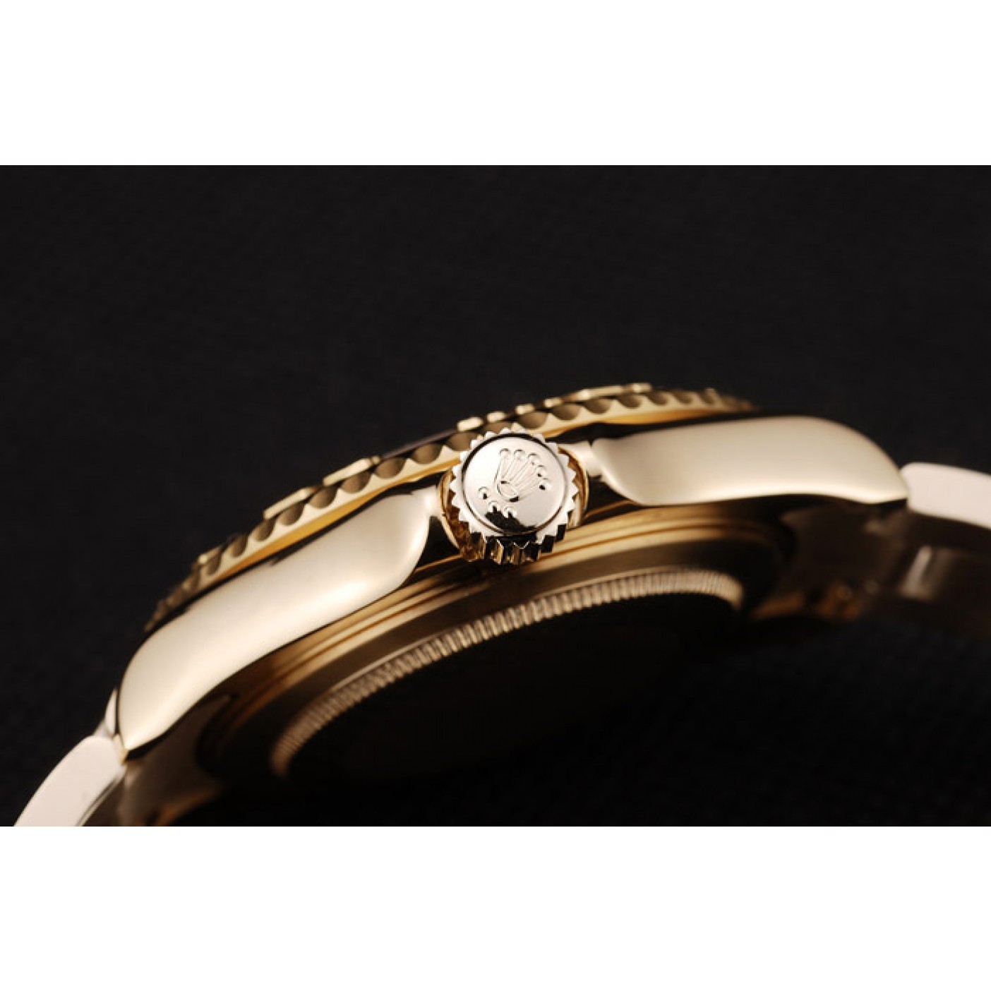 MiroTime Rolex Yacht Master Gold Bezel Gold Dial 98232