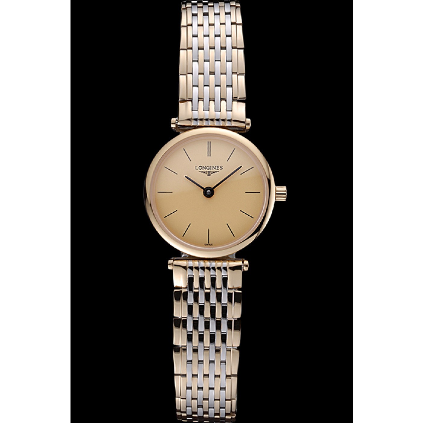 MiroTime Longines La Grande Classique Two Tone Band Champagne Dial Femme 622096