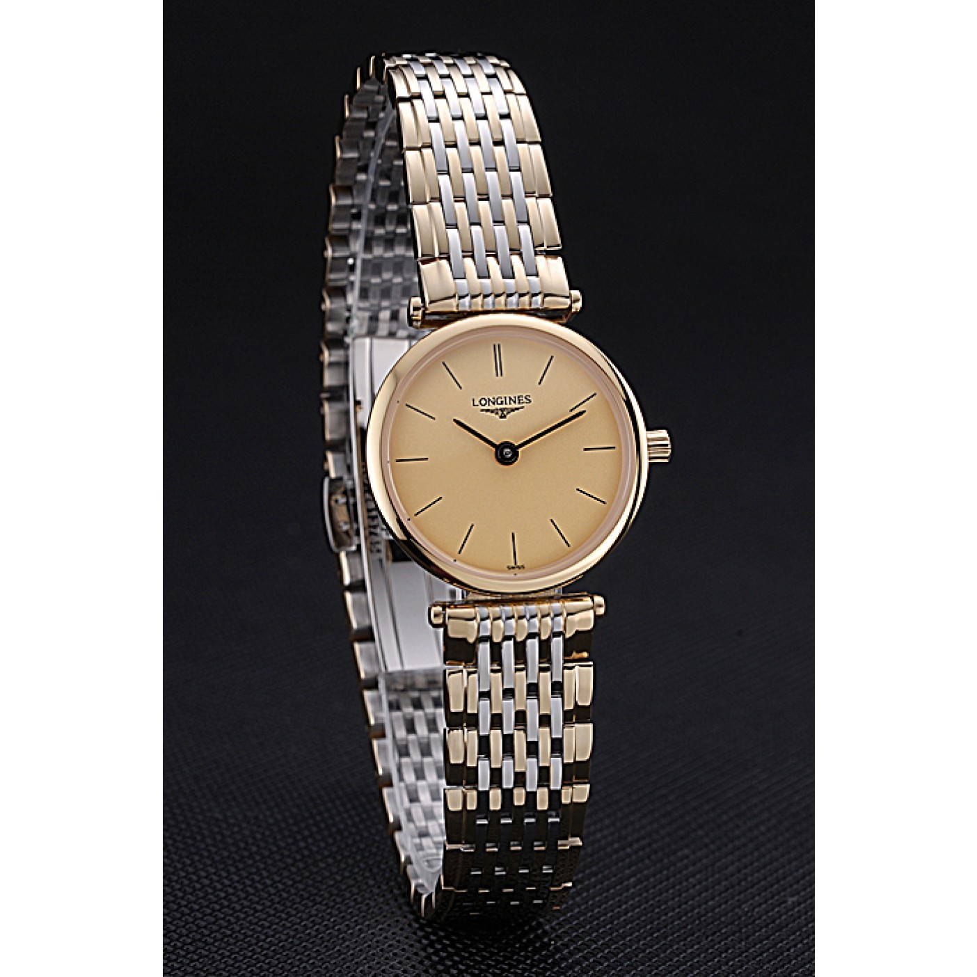 MiroTime Longines La Grande Classique Two Tone Band Champagne Dial Femme 622096