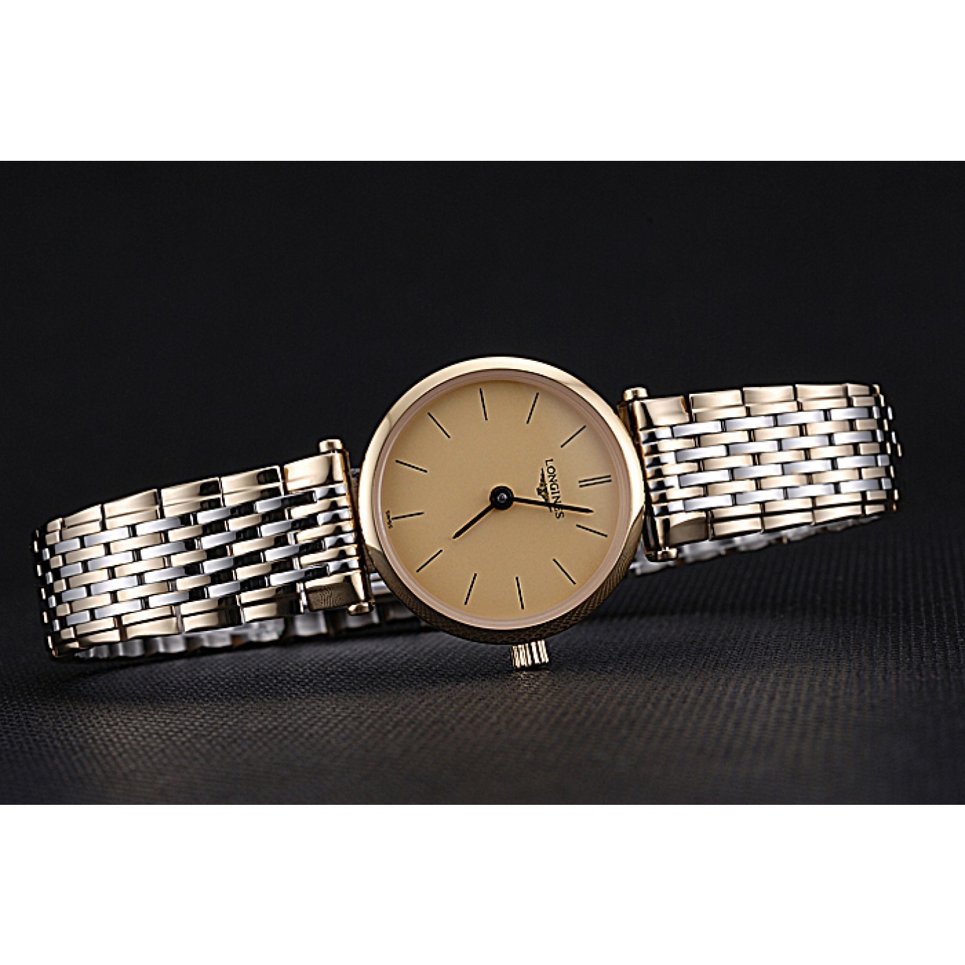 MiroTime Longines La Grande Classique Two Tone Band Champagne Dial Femme 622096