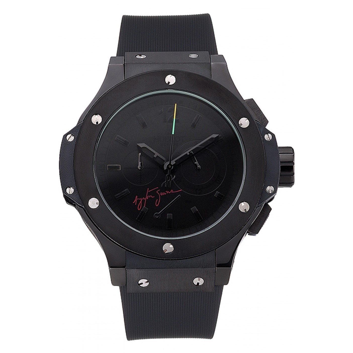 MiroTime Hublot Limited Edition Ayrton Senna 2009 Black Dial Watch 98073
