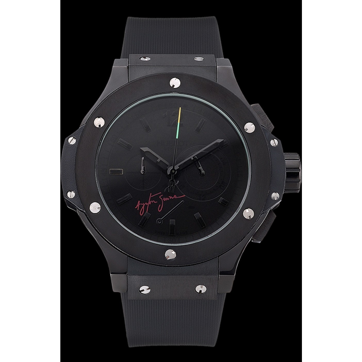 MiroTime Hublot Limited Edition Ayrton Senna 2009 Black Dial Watch 98073