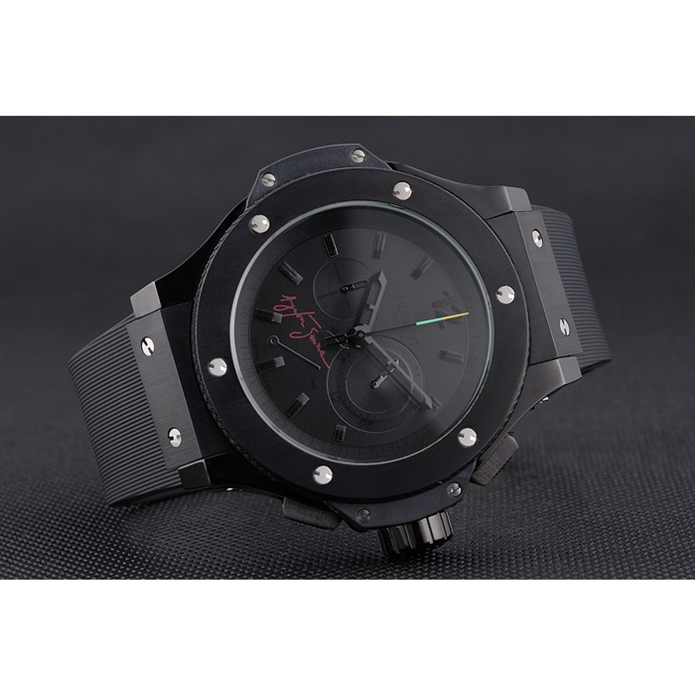 MiroTime Hublot Limited Edition Ayrton Senna 2009 Black Dial Watch 98073