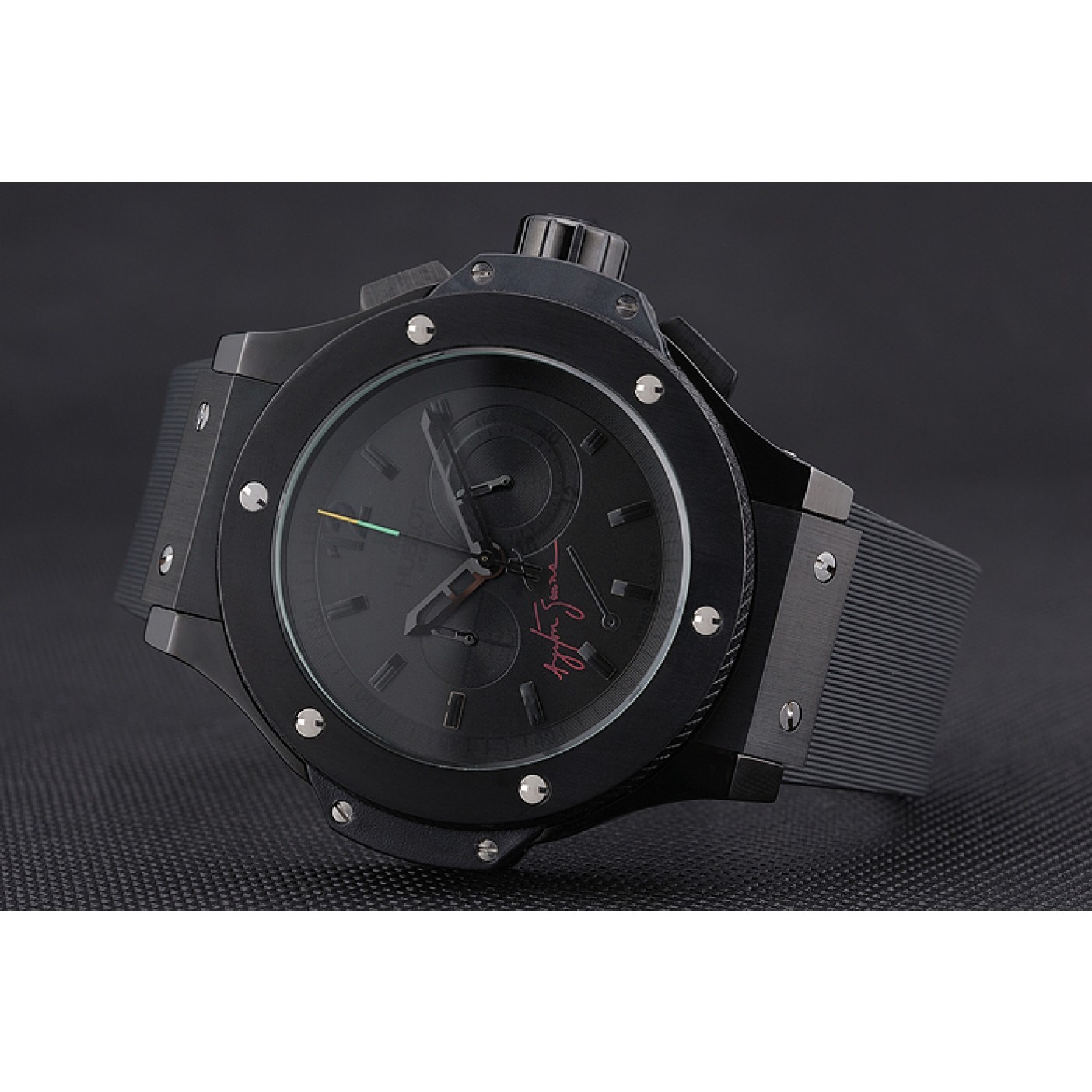 MiroTime Hublot Limited Edition Ayrton Senna 2009 Black Dial Watch 98073