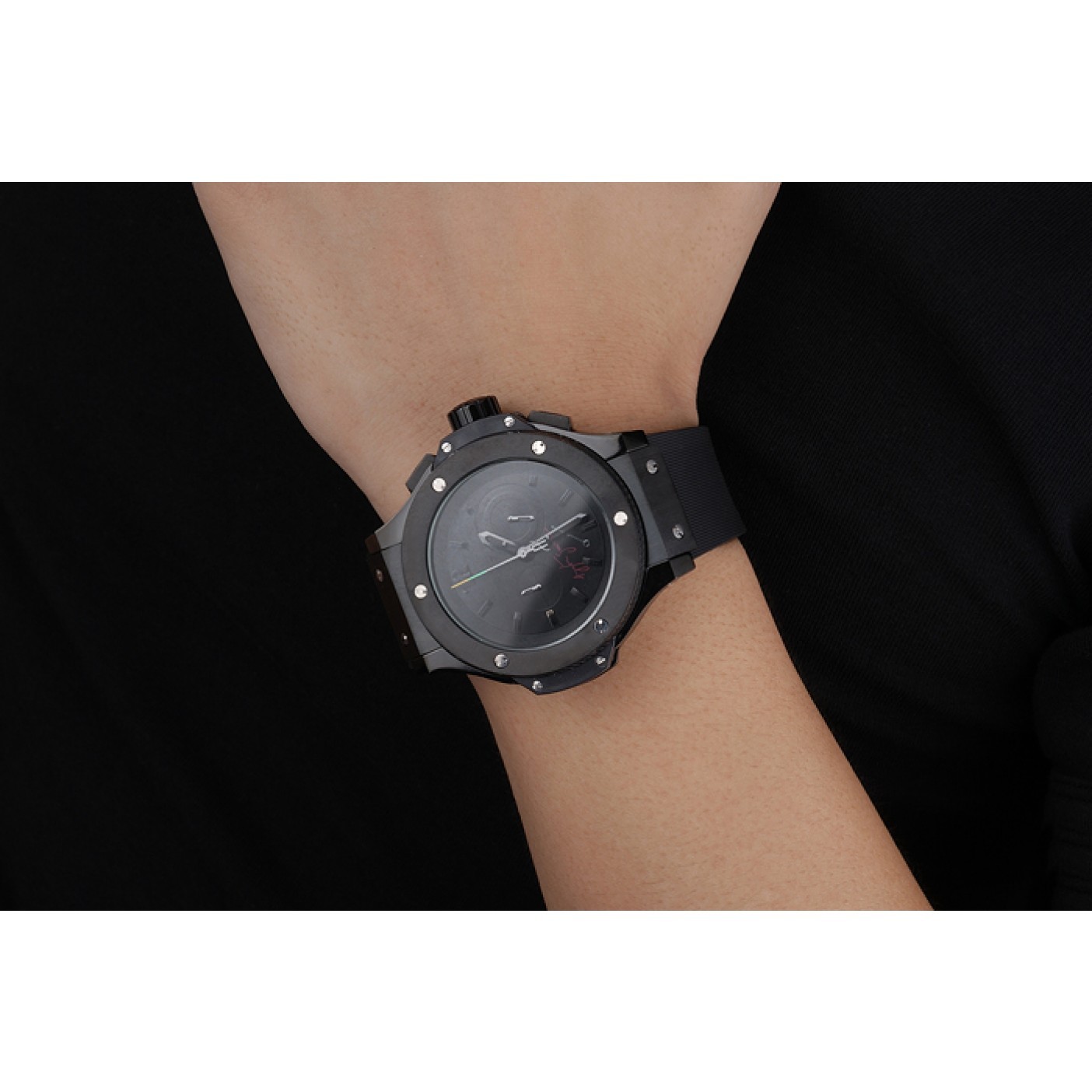 MiroTime Hublot Limited Edition Ayrton Senna 2009 Black Dial Watch 98073