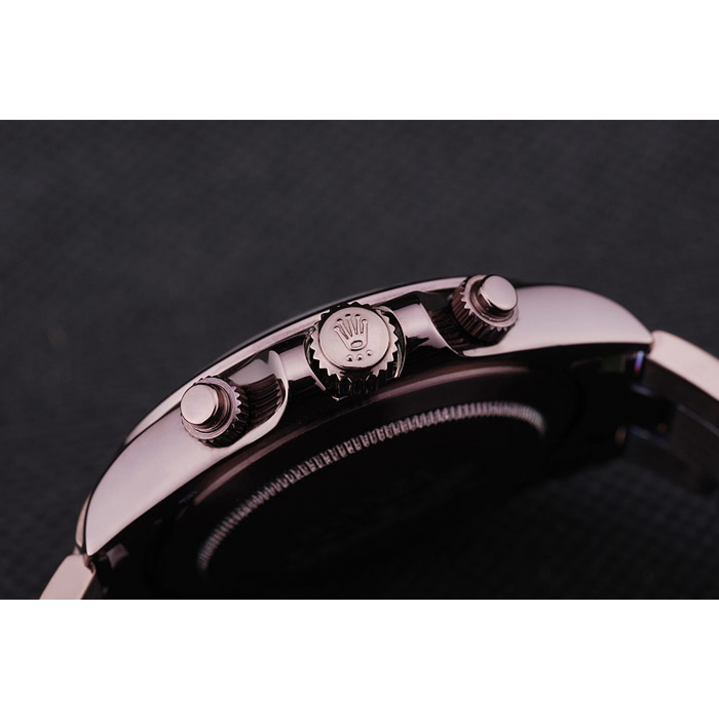 MiroTime Rolex Daytona Copper Stainless Steel Bezel Brown Dial 7477