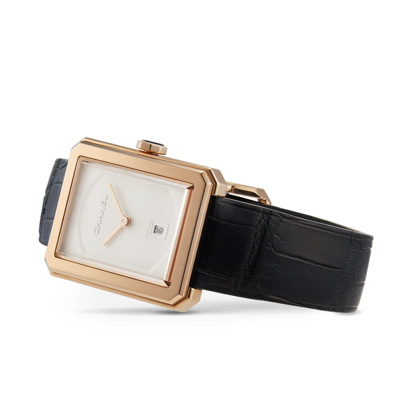 MiroTime Swiss Designer BOY-FRIEND Beige Gold H4313 27x35mm