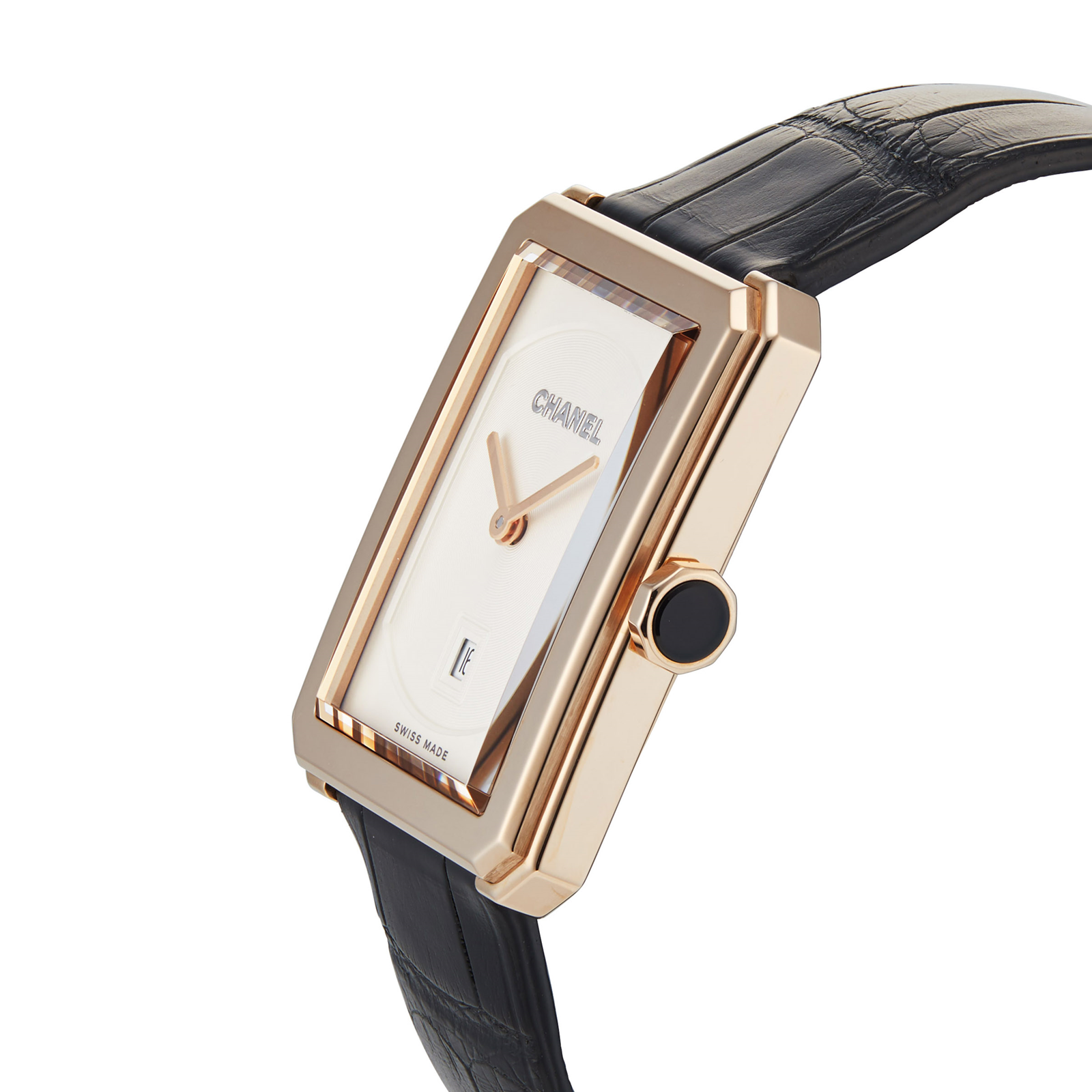 MiroTime Swiss Designer BOY-FRIEND Beige Gold H4313 27x35mm