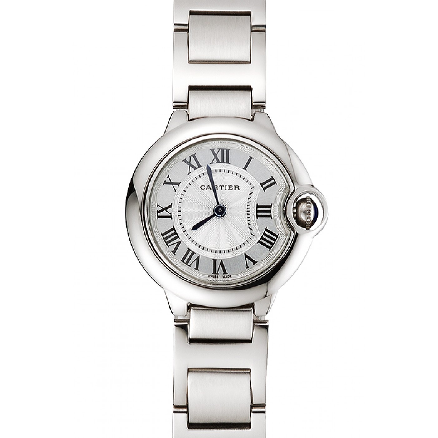 MiroTime Cartier Ballon Bleu 30mm White Dial Stainless Steel Case And Bracelet