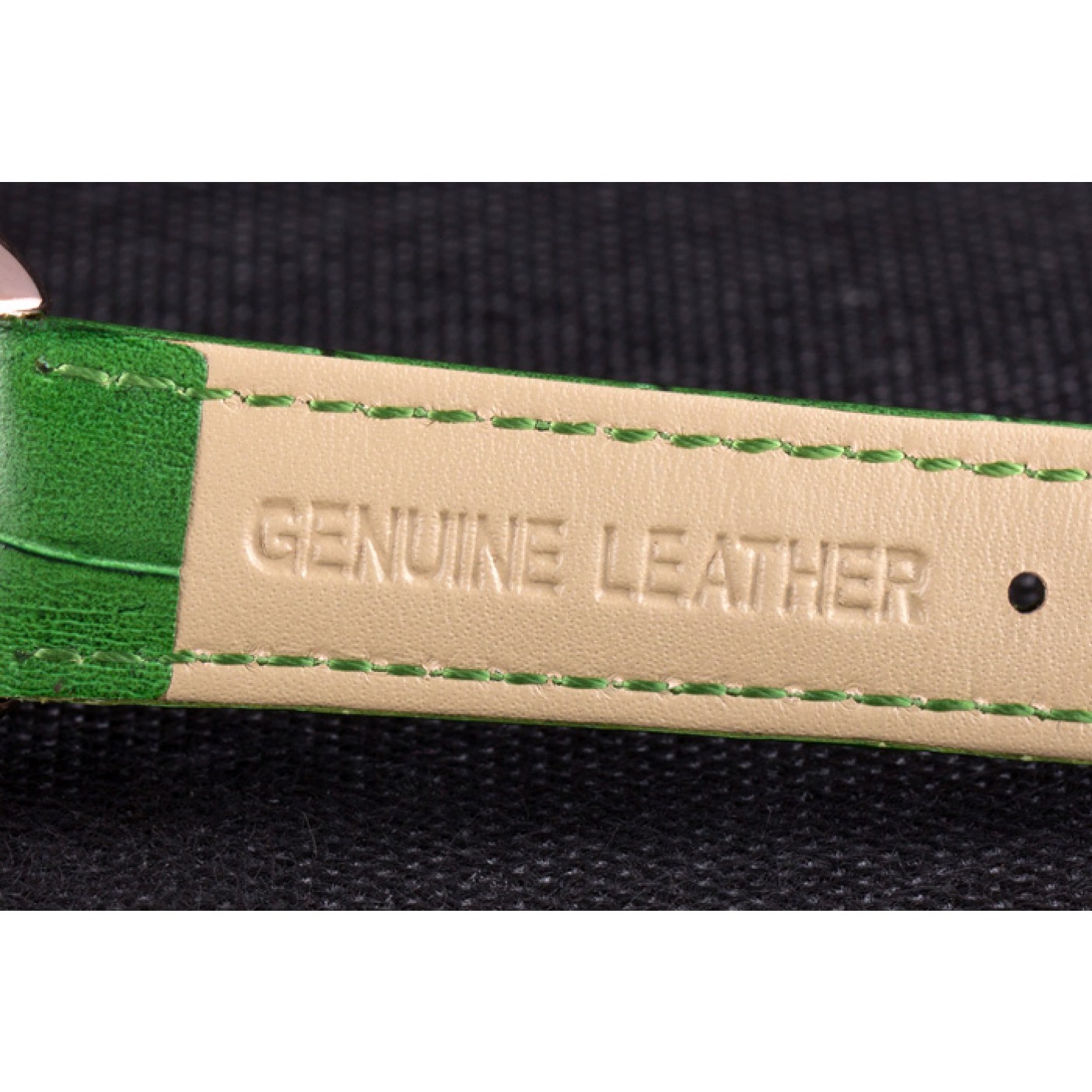 MiroTime Franck Muller Casablanca Green Croco Leather Band Crystal Encrusted Bezel 621646