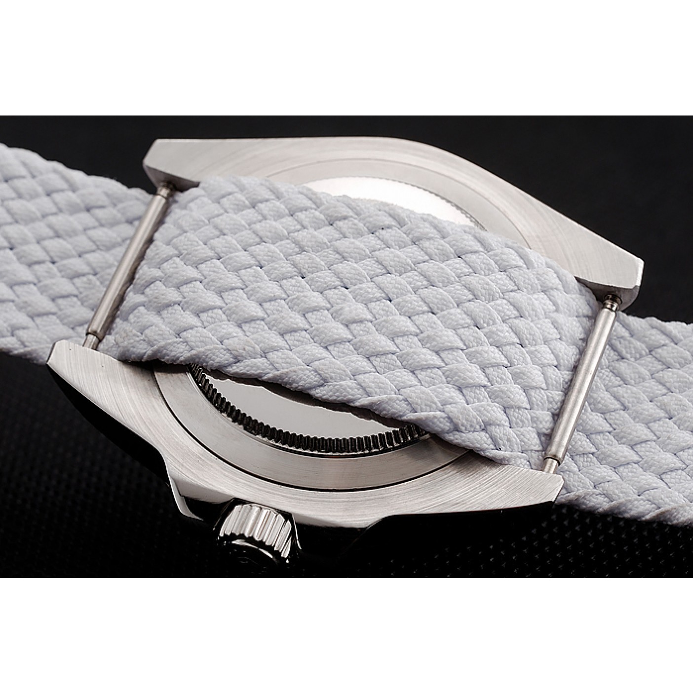 MiroTime Rolex Submariner Bamford White Dial White Fabric Bracelet 1453867