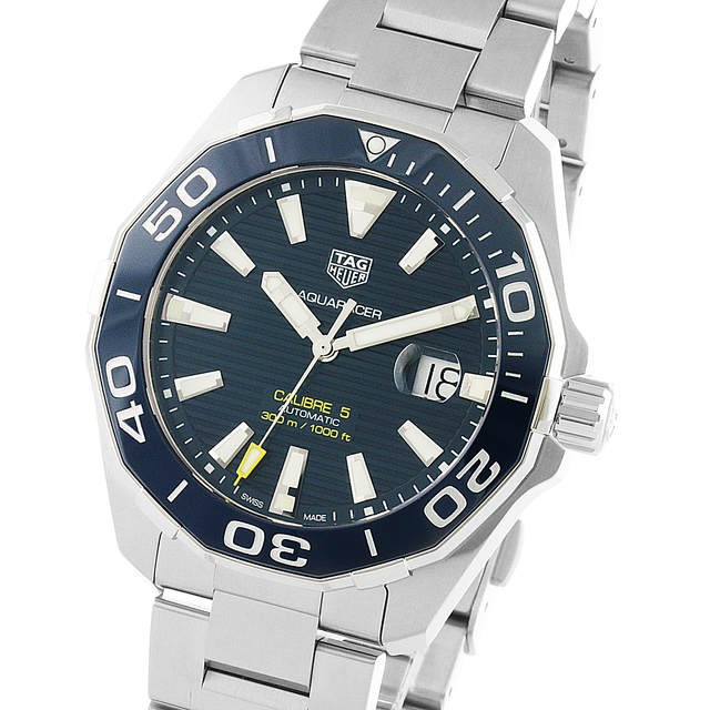 MiroTime Swiss TAG Heuer Aquaracer Calibre 5 43mm Mens Watch WAY201B.BA0927