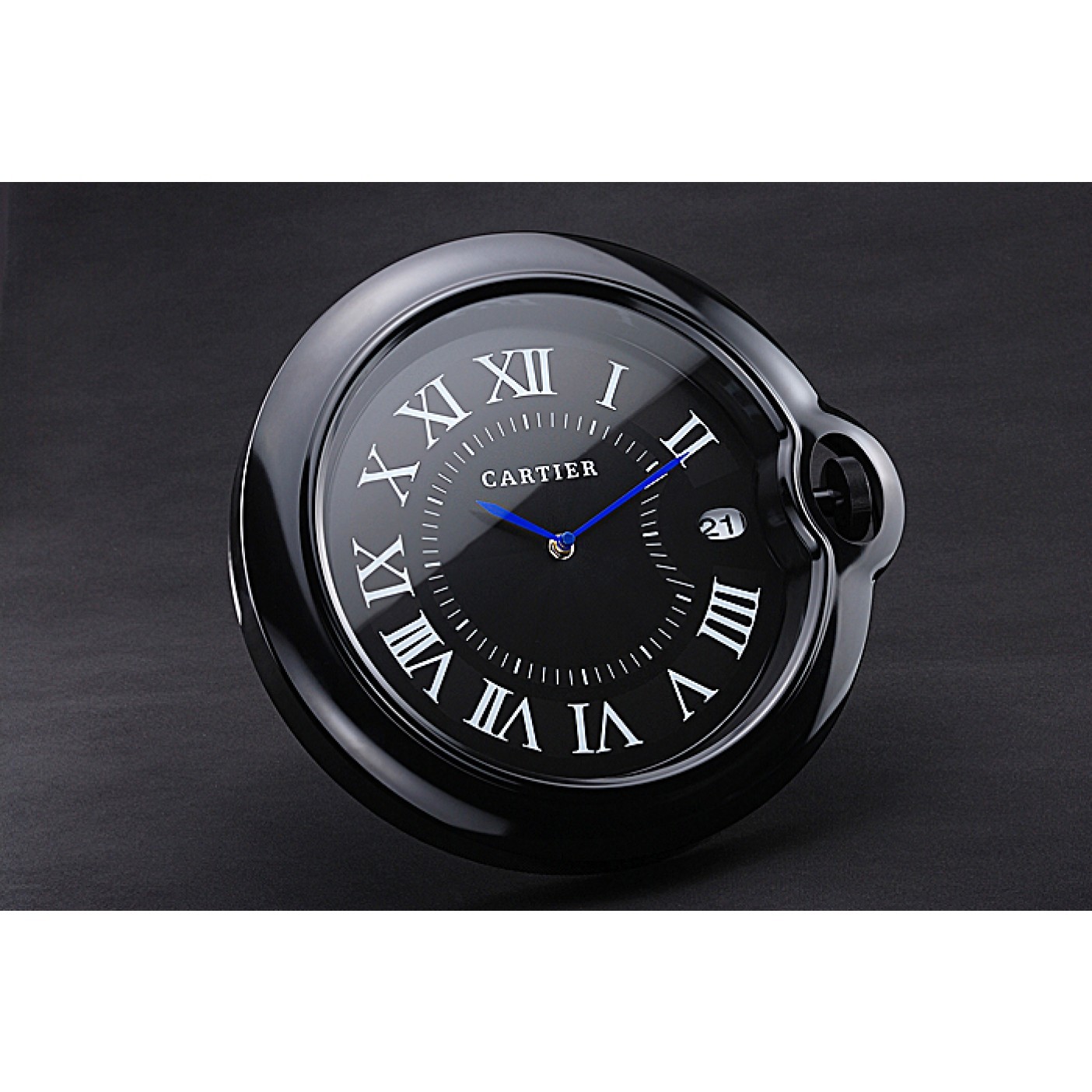 MiroTime Cartier Bleu de Ballon Wall Clock Black 622466