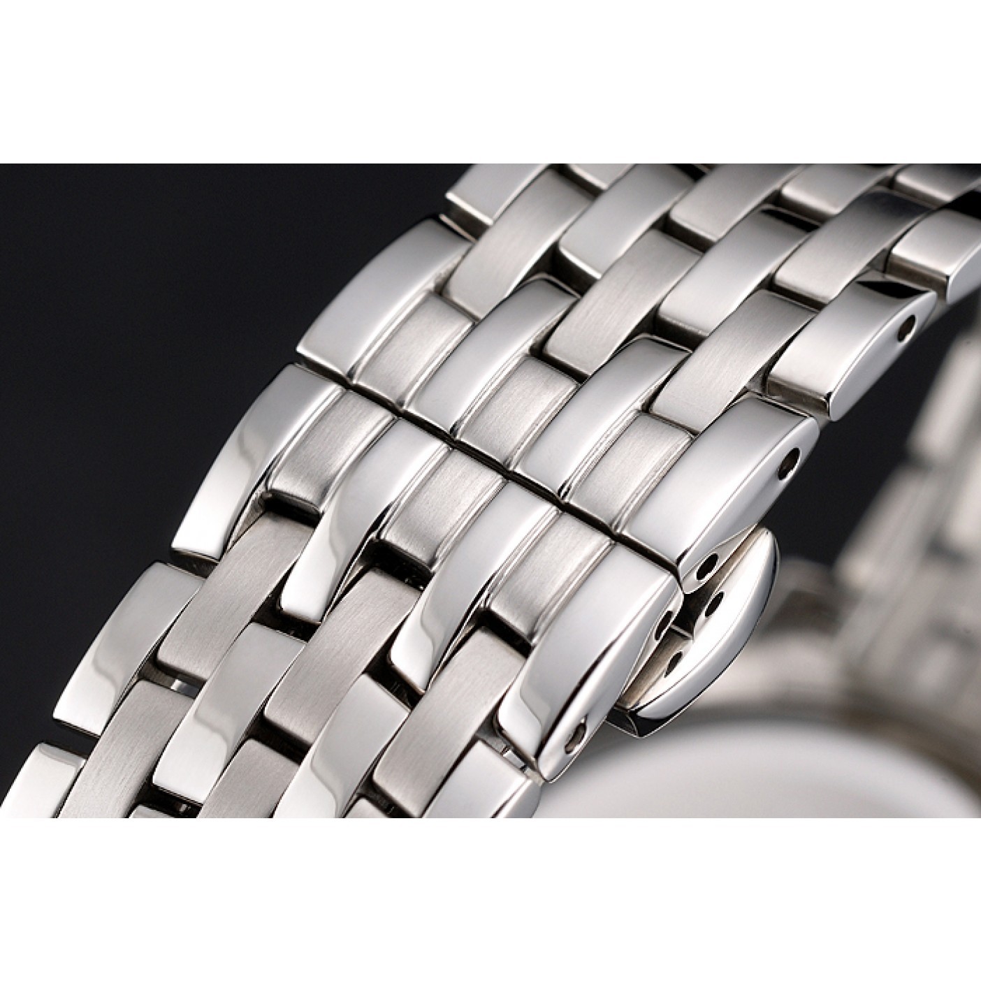 MiroTime Omega DeVille Stainless Steel Bracelet Black Dial 621685