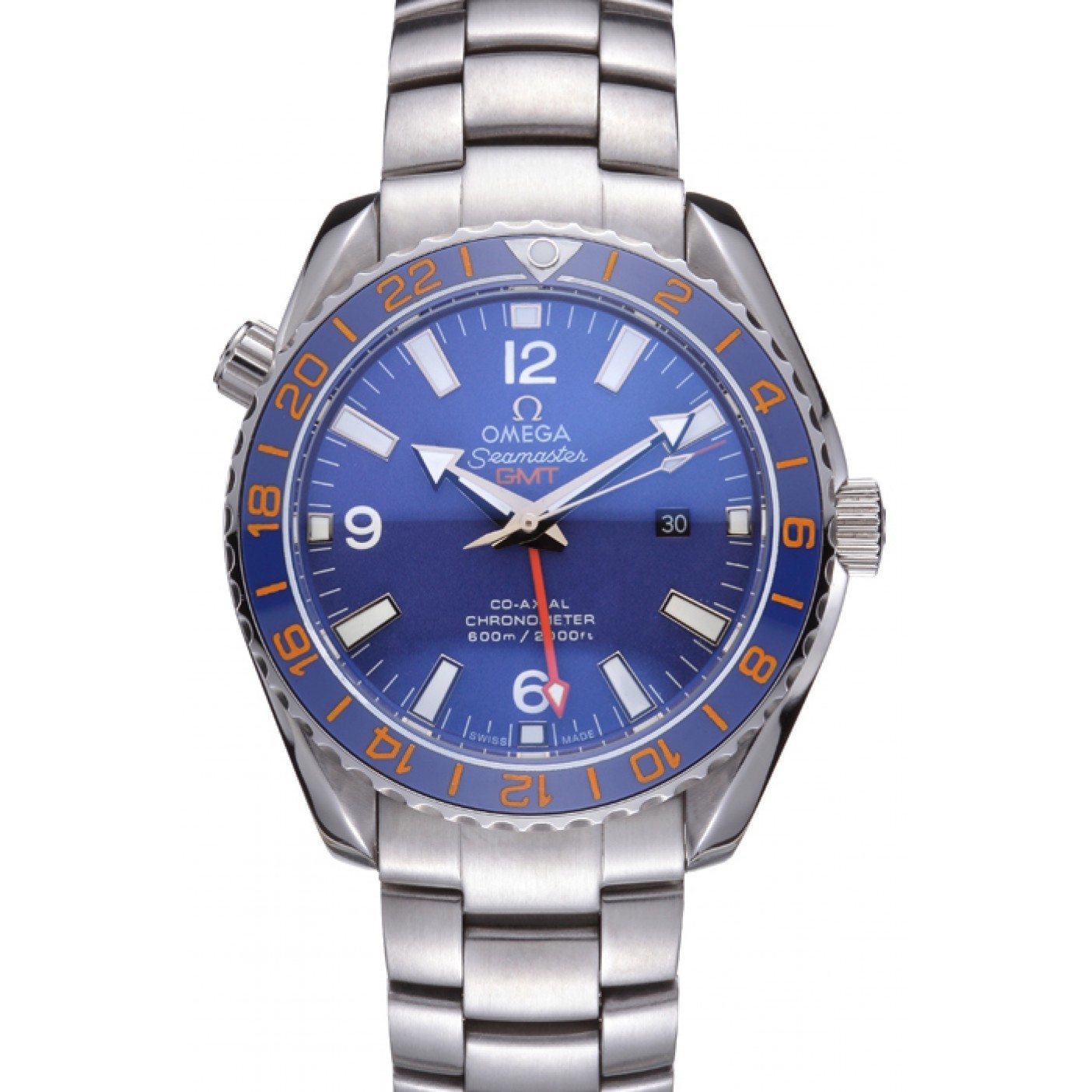 MiroTime Swiss Omega Seamaster Stainless Steel Blue Dial 622020