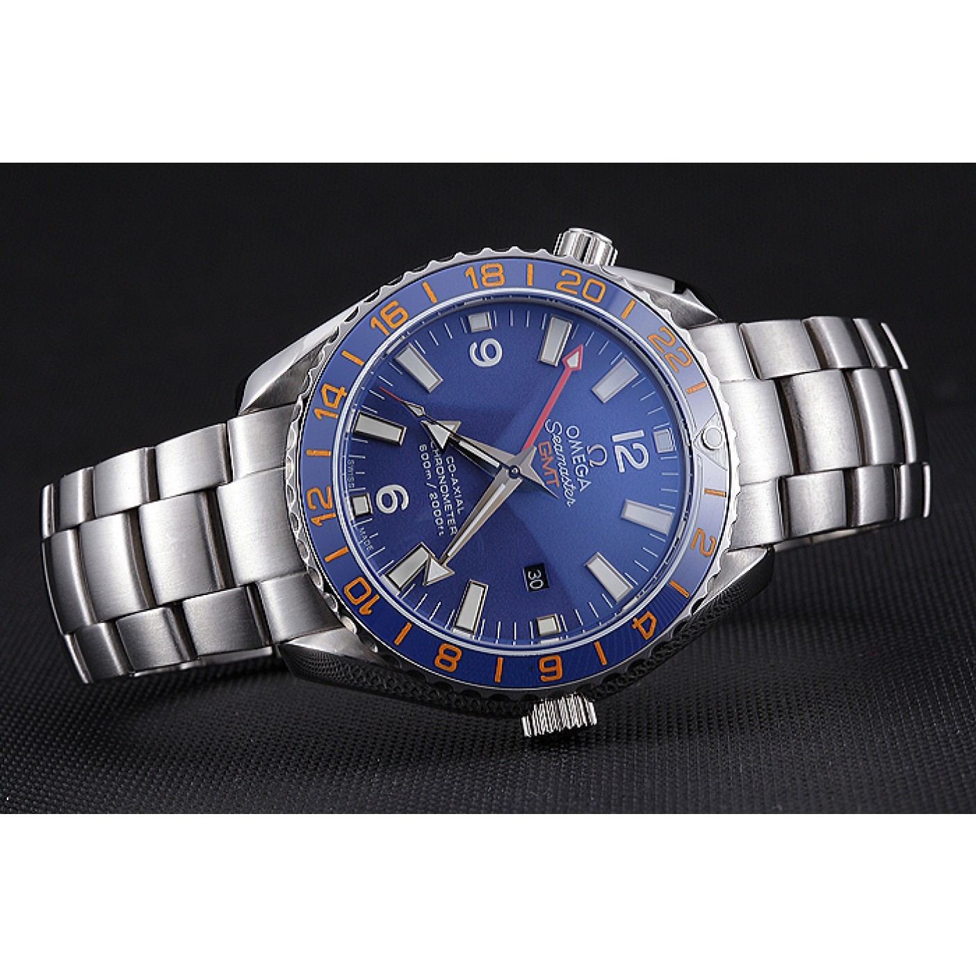 MiroTime Swiss Omega Seamaster Stainless Steel Blue Dial 622020