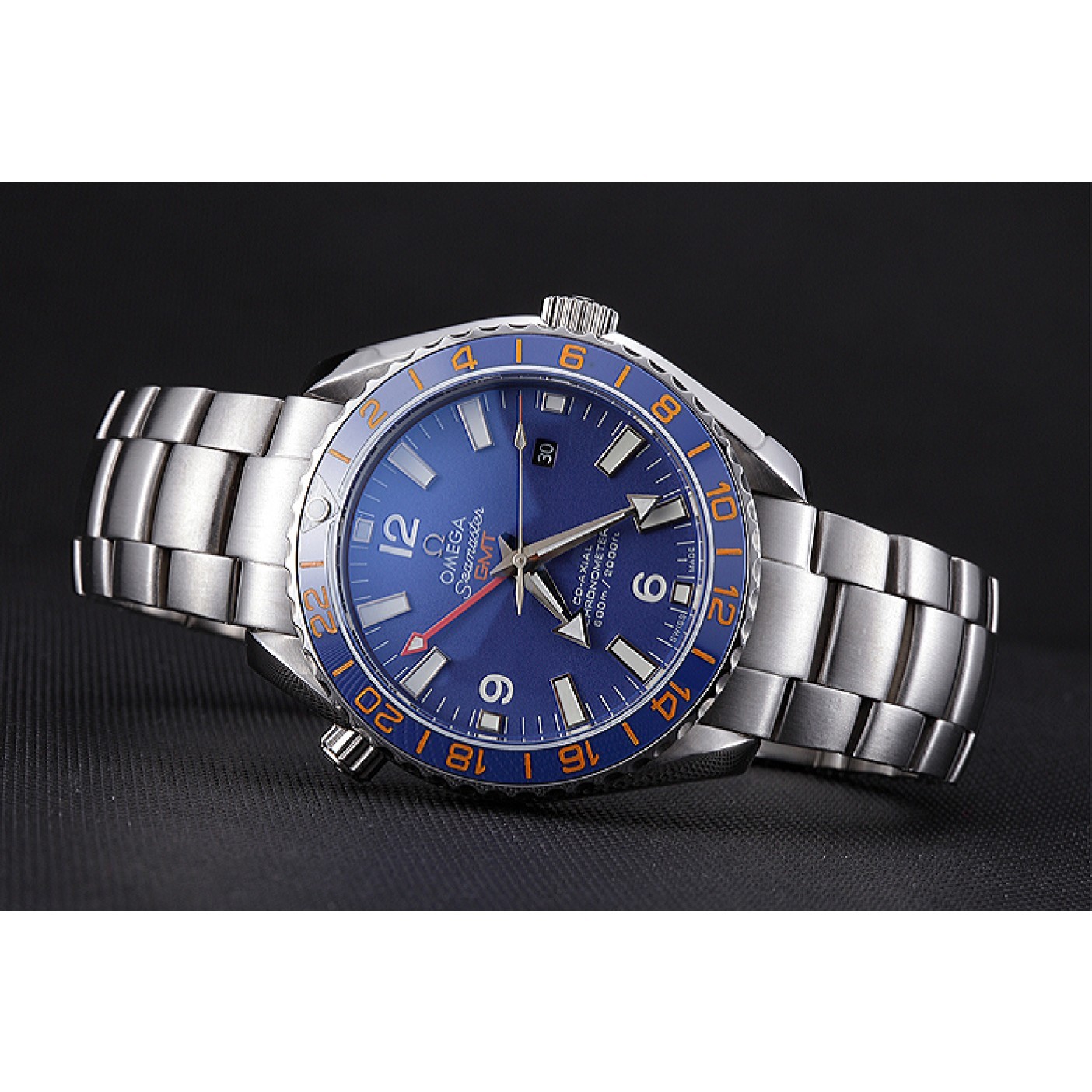 MiroTime Swiss Omega Seamaster Stainless Steel Blue Dial 622020