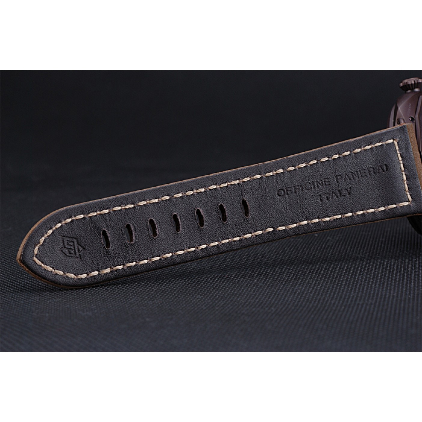 MiroTime Panerai Luminor Marina Militare Purple Stainless Steel Bezel Khaki Bracelet 622320