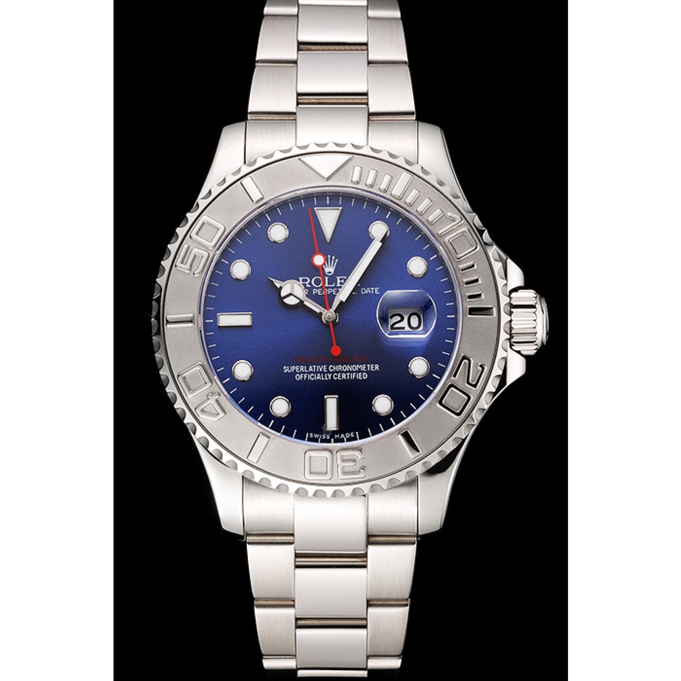 MiroTime Rolex Yacht-Master Blue Dial Stainless Steel Case And Bracelet