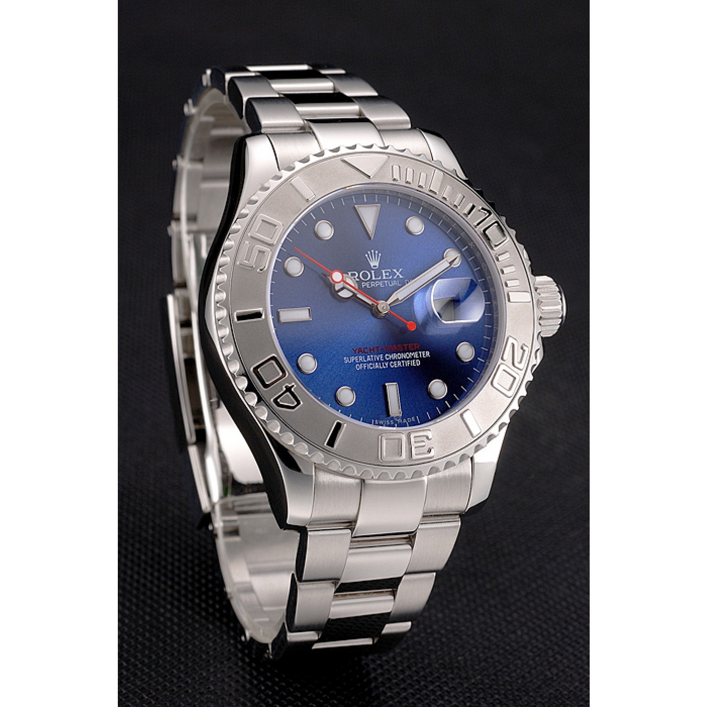 MiroTime Rolex Yacht-Master Blue Dial Stainless Steel Case And Bracelet